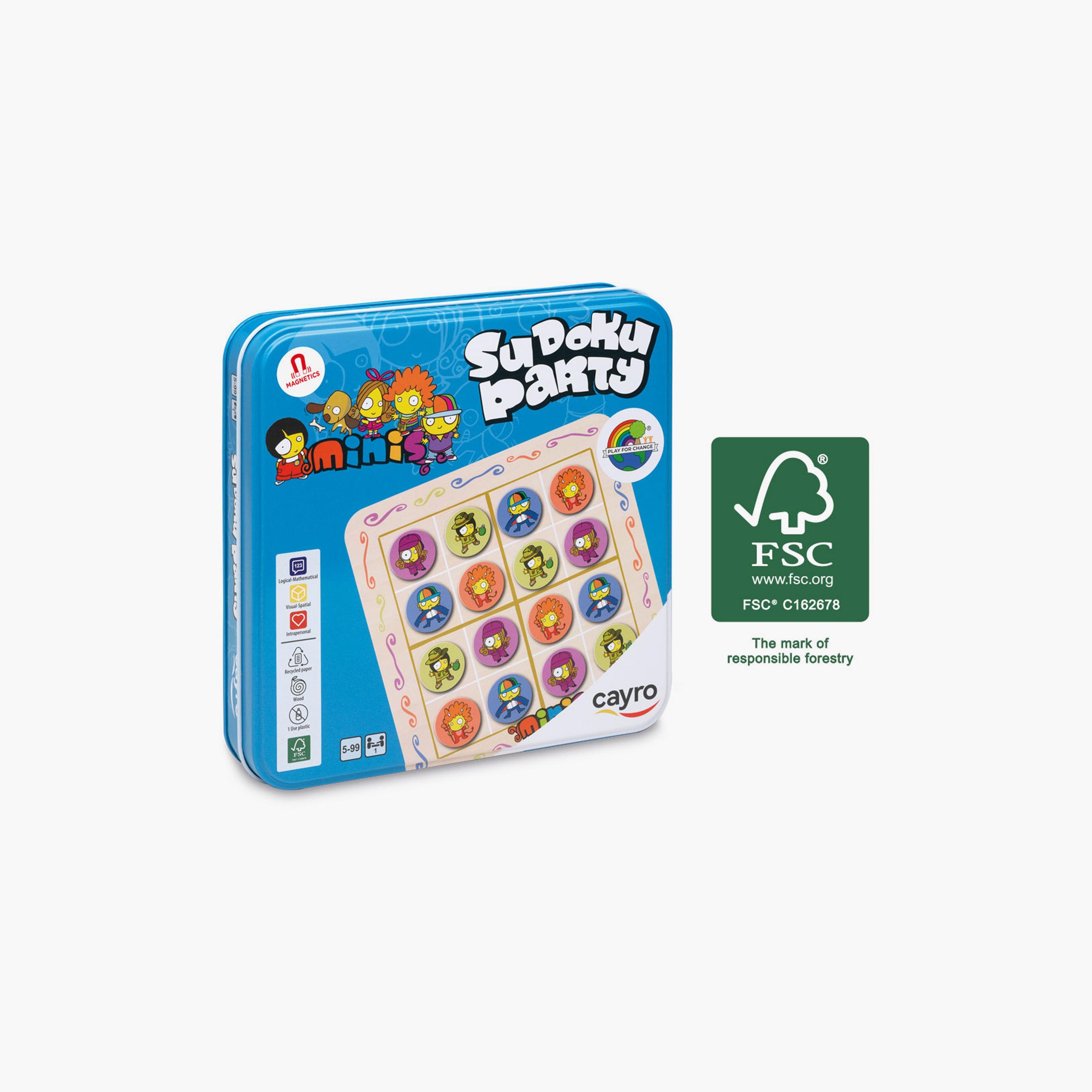 لعبة سودوكو للحفلات مع صندوق معدني من كايرو-toys-indoortoys-boardgames-image-2