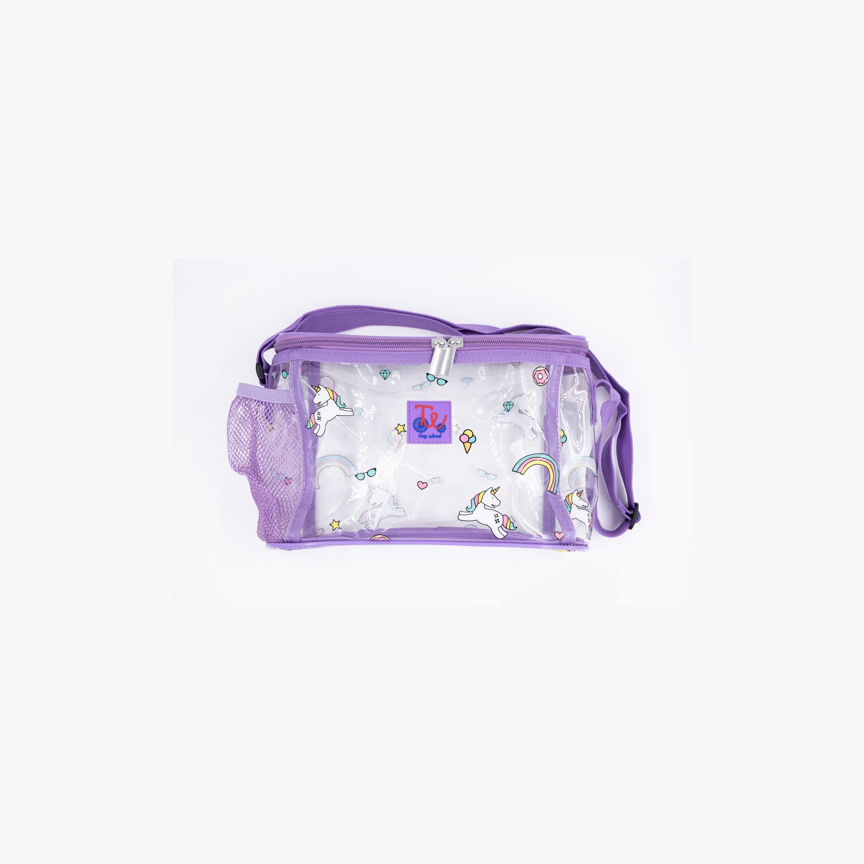Tiny Wheels Lunch Bag with Adjustable Strap - Unicorn-school-lunchessentials-lunchbags-image-1