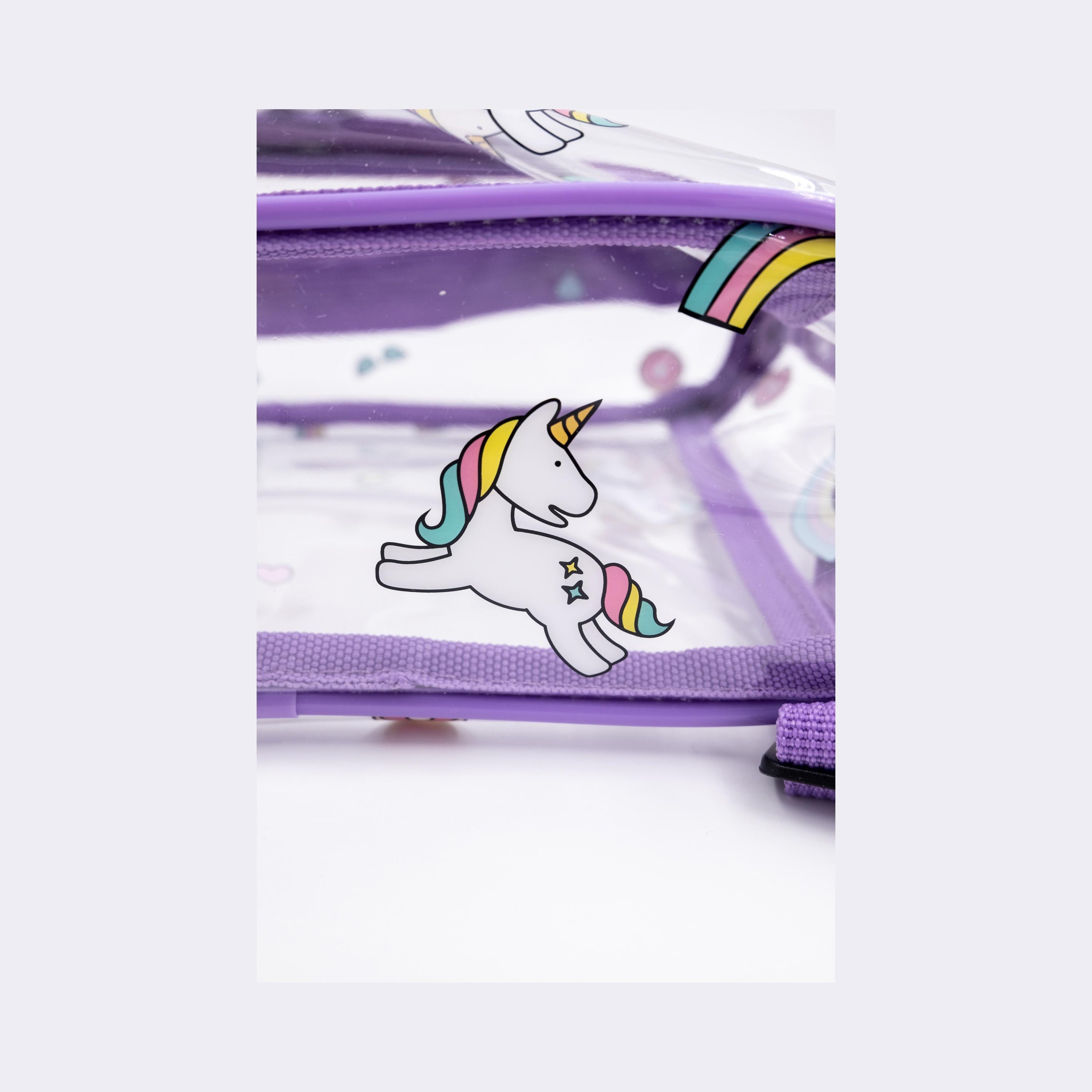 Tiny Wheels Lunch Bag with Adjustable Strap - Unicorn-school-lunchessentials-lunchbags-image-2
