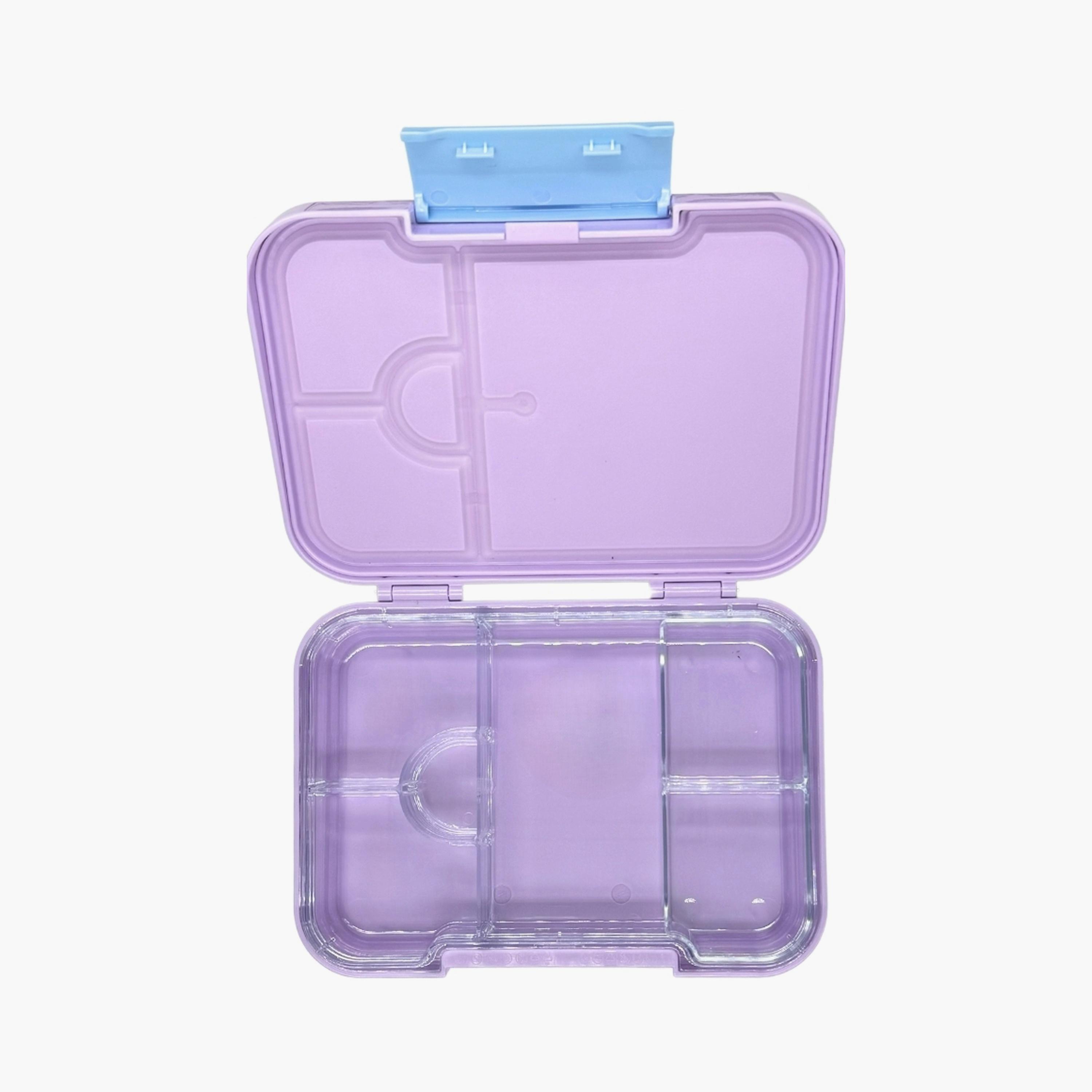 Disney Elsa & Anna Single Button Lock Tritan Lunch Box - Purple-school-lunchessentials-lunchboxes-image-2