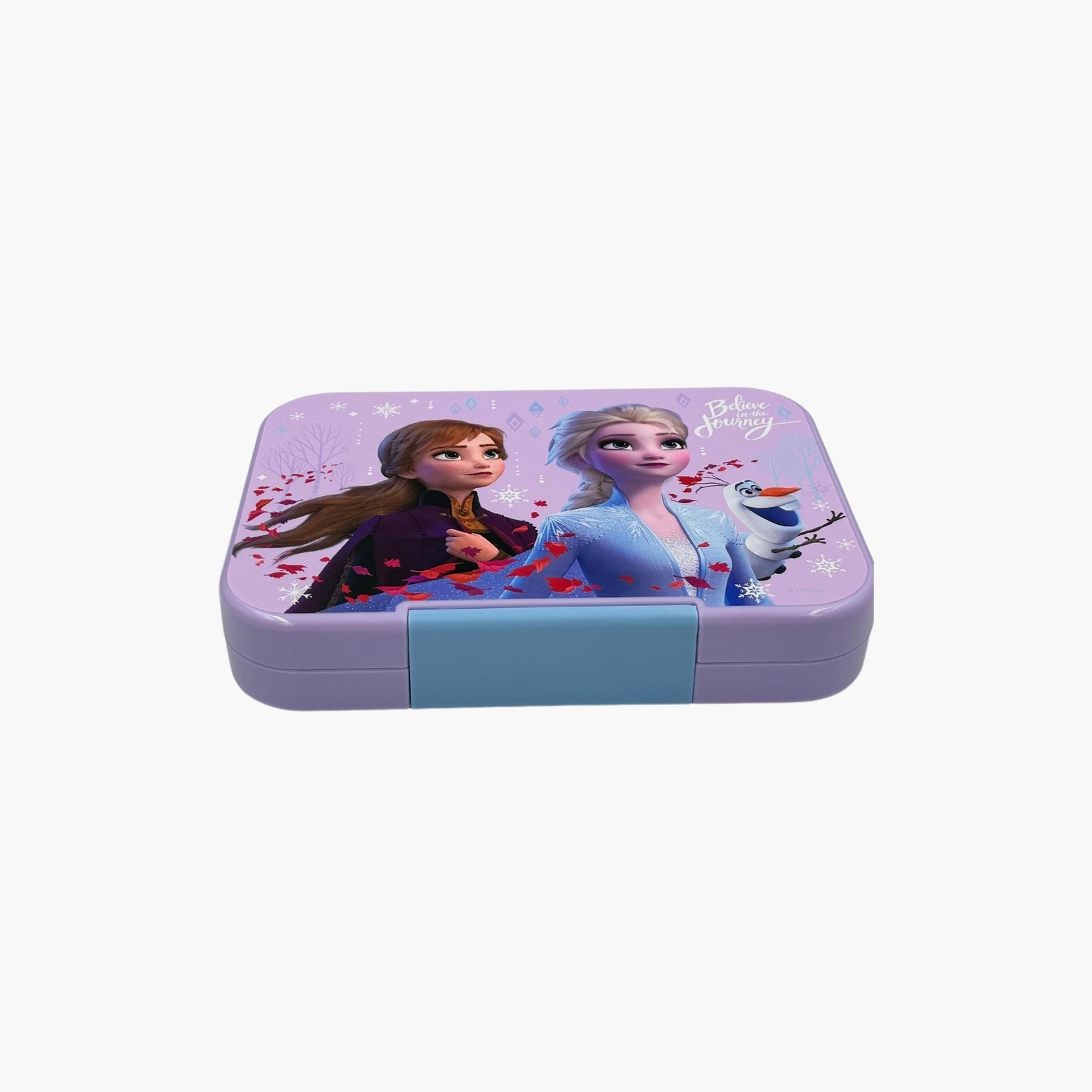 Disney Elsa & Anna Single Button Lock Tritan Lunch Box - Purple-school-lunchessentials-lunchboxes-image-3