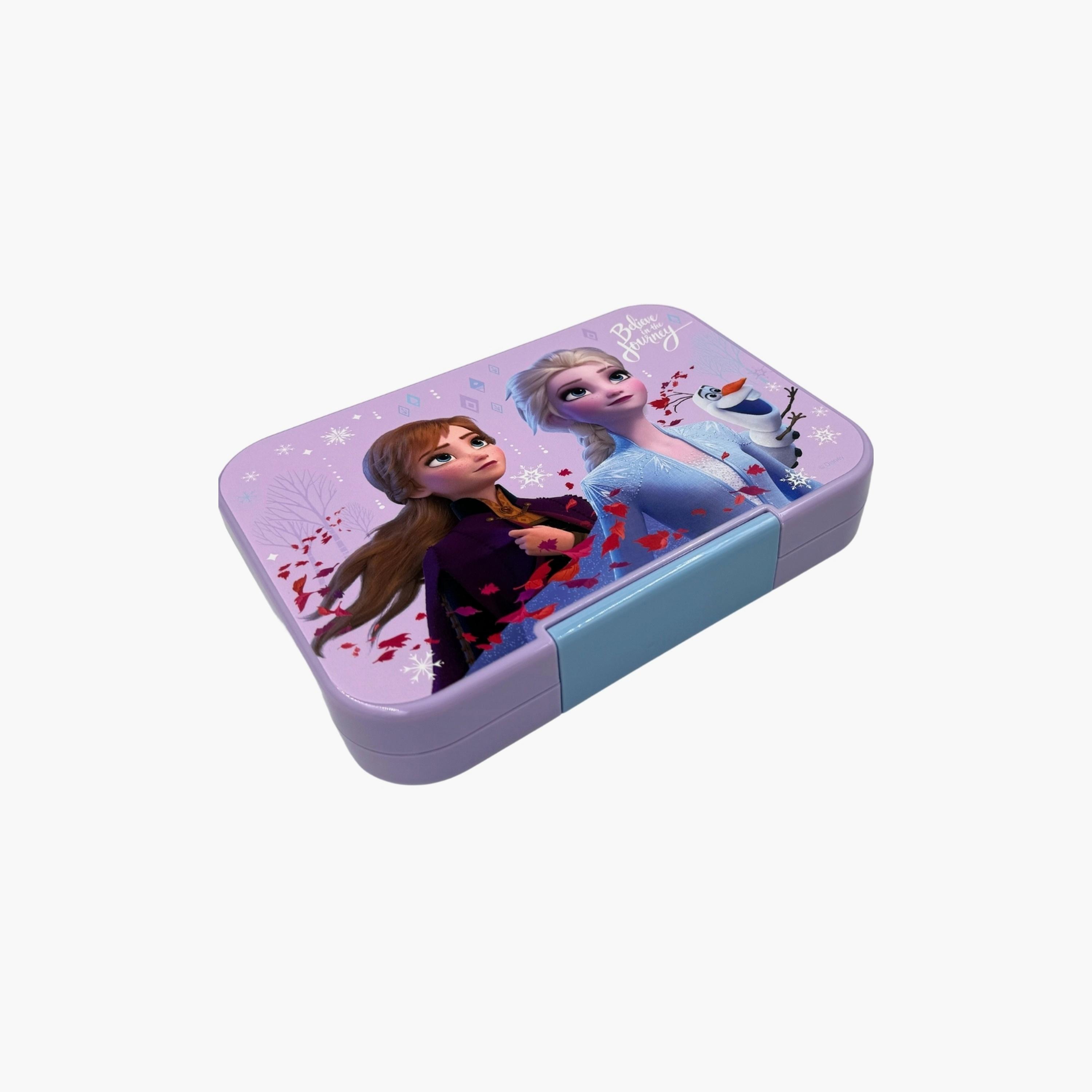 Disney Elsa & Anna Single Button Lock Tritan Lunch Box - Purple-school-lunchessentials-lunchboxes-image-5