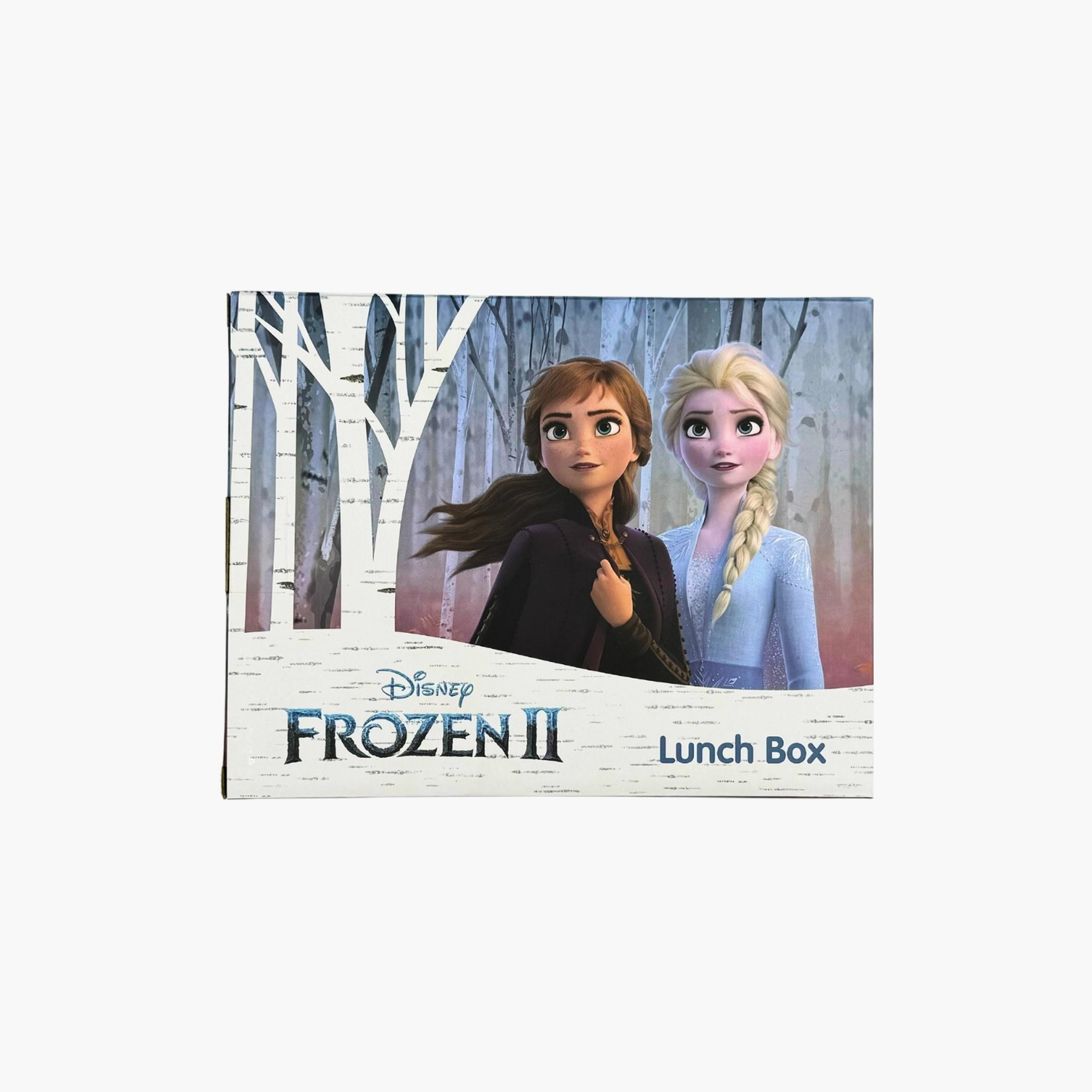 Disney Elsa & Anna Lunch Box with Sauce Cup - Blue-school-lunchessentials-lunchboxes-image-2