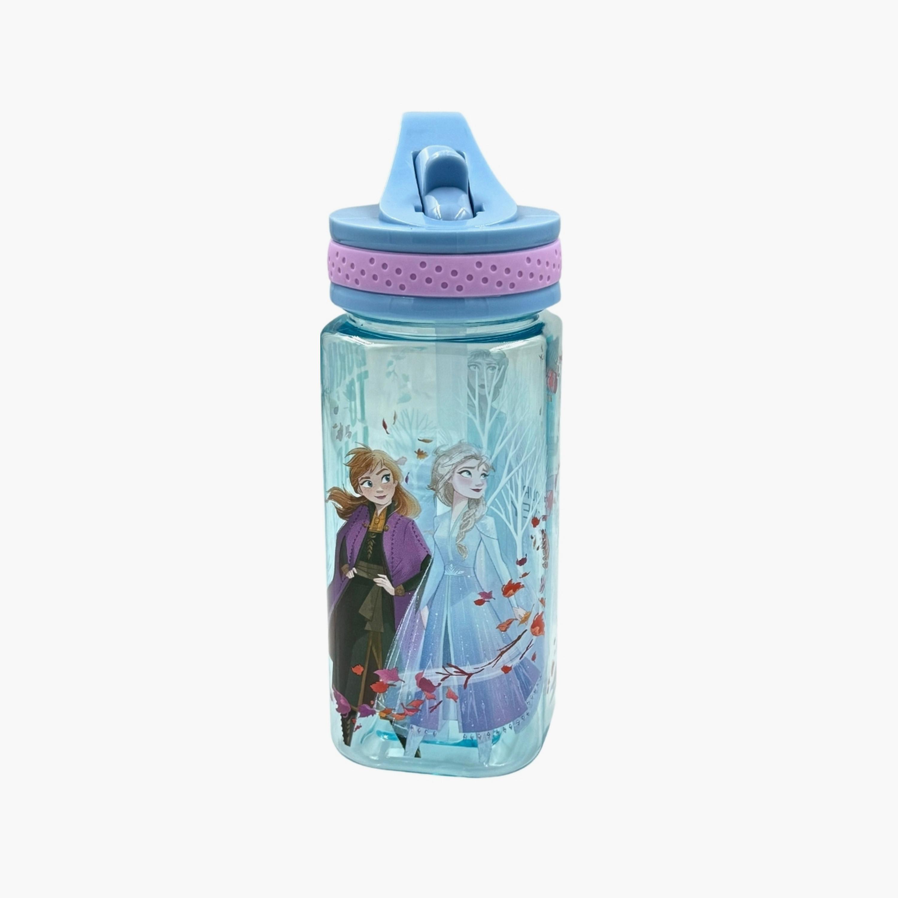 زجاجة مياه بماصة ديزني إلسا وآنا - 480 مل-school-waterbottles-image-1