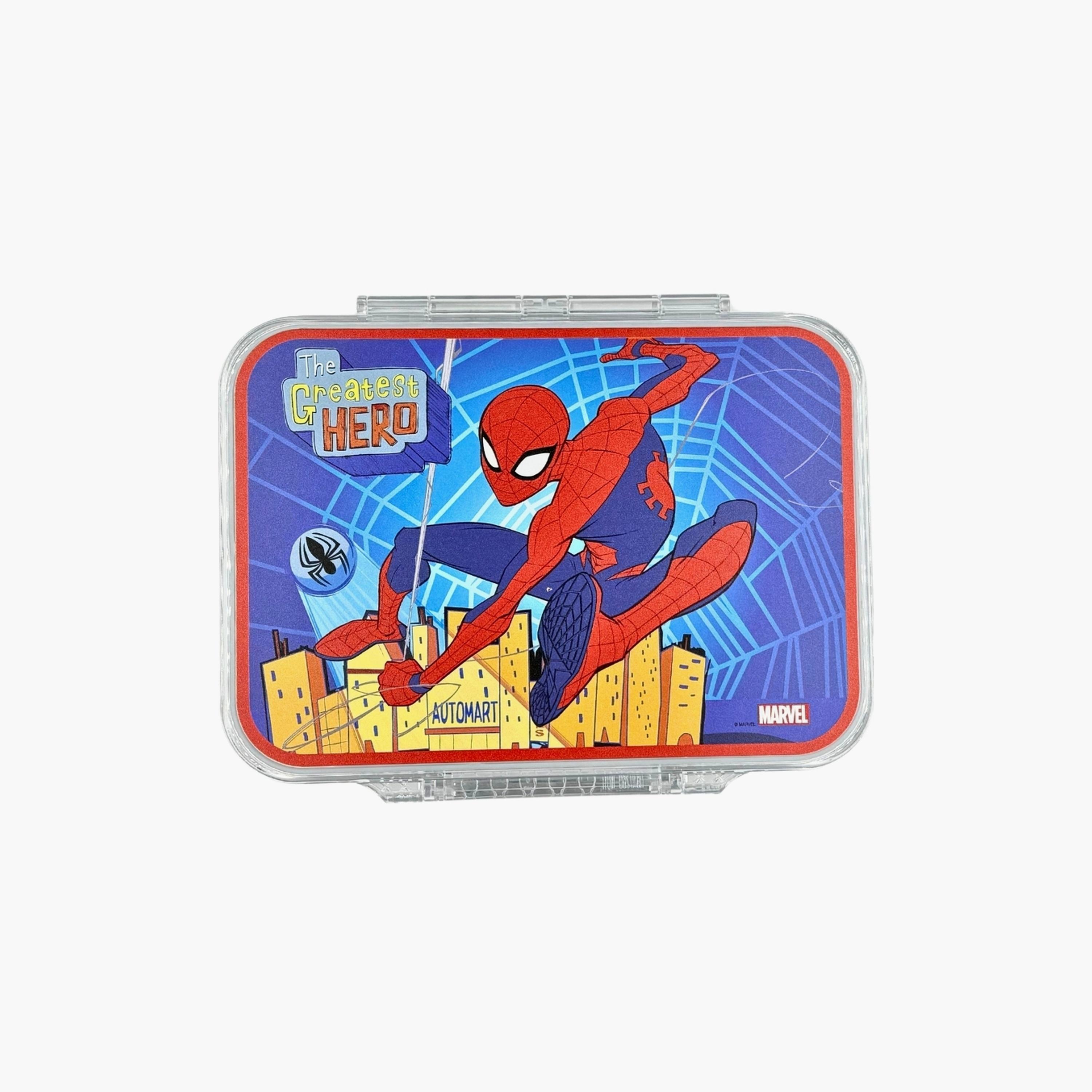 Marvel Spider-Man Transparent Tritan Lunch Box-school-lunchessentials-lunchboxes-image-1