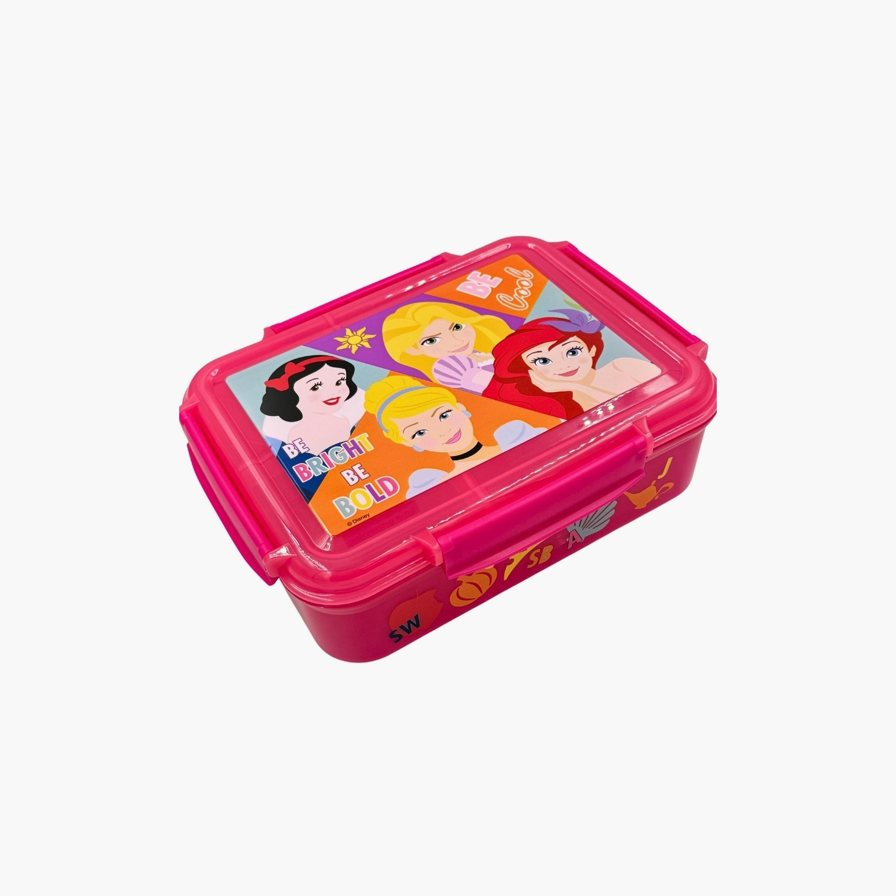 Disney Princess Lunch Box with Sauce Cup - Red-school-lunchessentials-lunchboxes-image-4