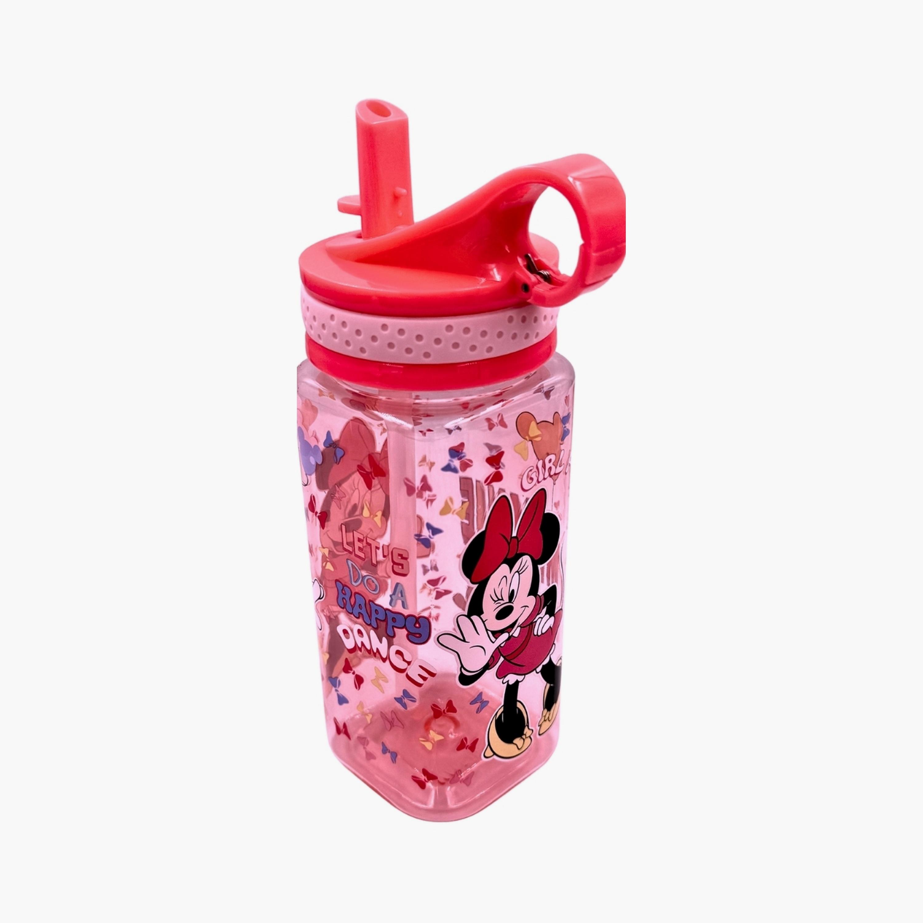 Disney Minnie Straw Walter Bottle - 480 ml-school-waterbottles-image-2