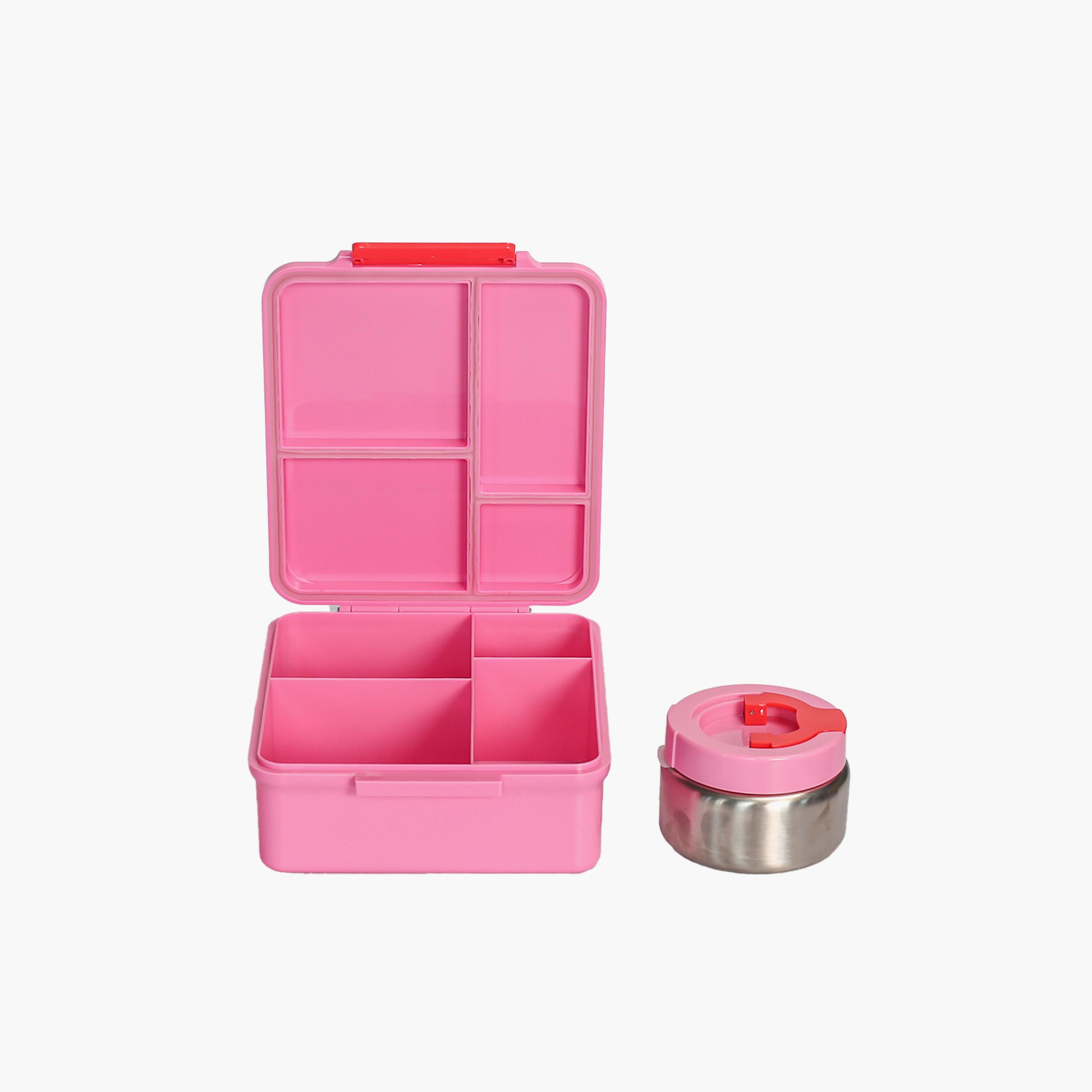 Tiny Wheels TinyBite Lunch Box with Food Jar - 1550 ml - Pink-school-lunchessentials-lunchboxes-image-3