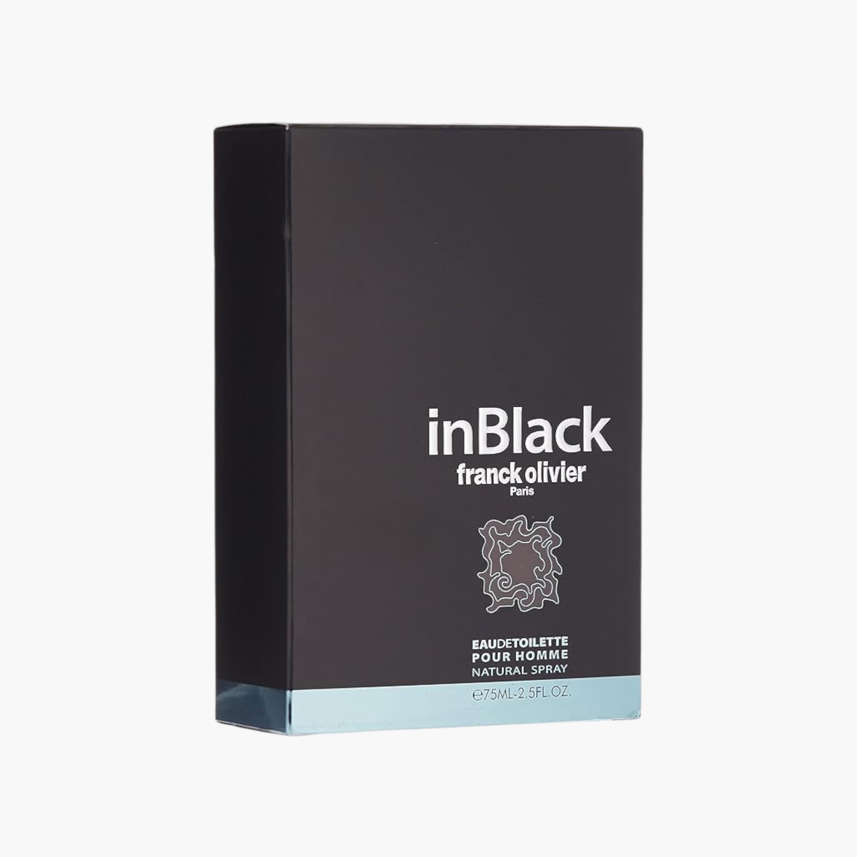 Franck Olivier In Black Pour Homme Eau de Toilette for Men - 75 ml-beautyandpersonalcare-fragrance-men-image-3