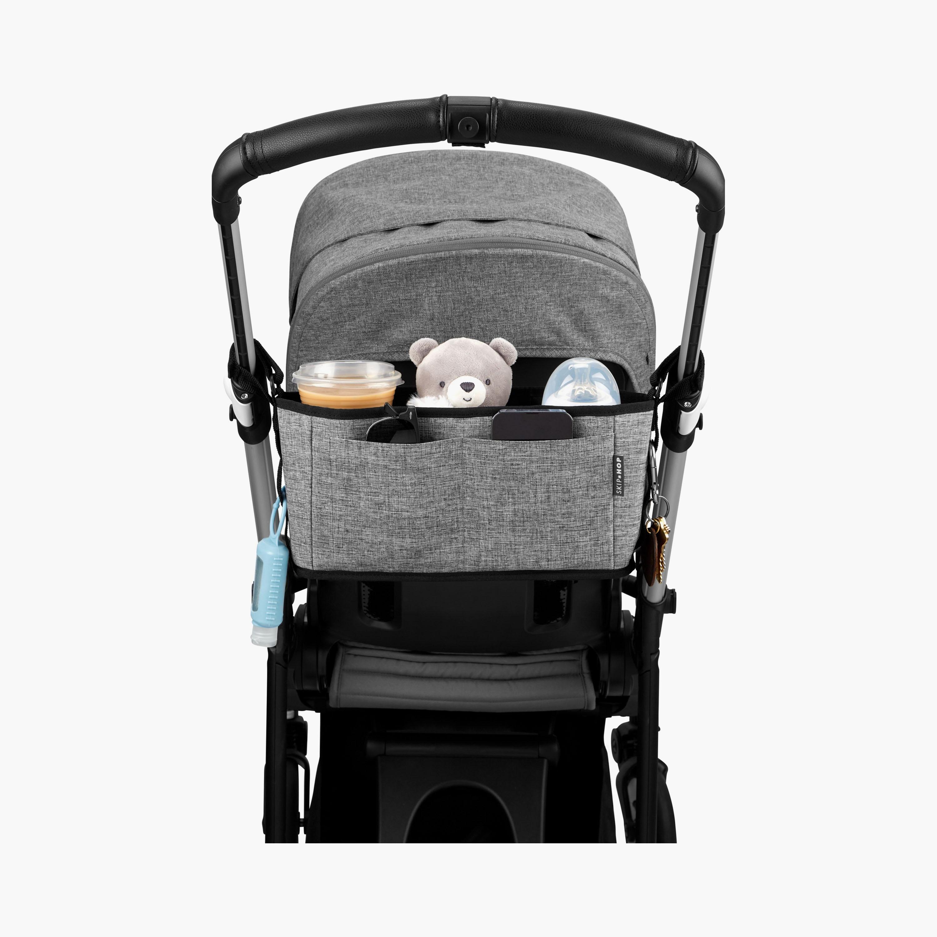 Skip Hop Ultra Stroller Organizer - Grey - Melange-baby-gear-strollersandprams-accessories-image-4