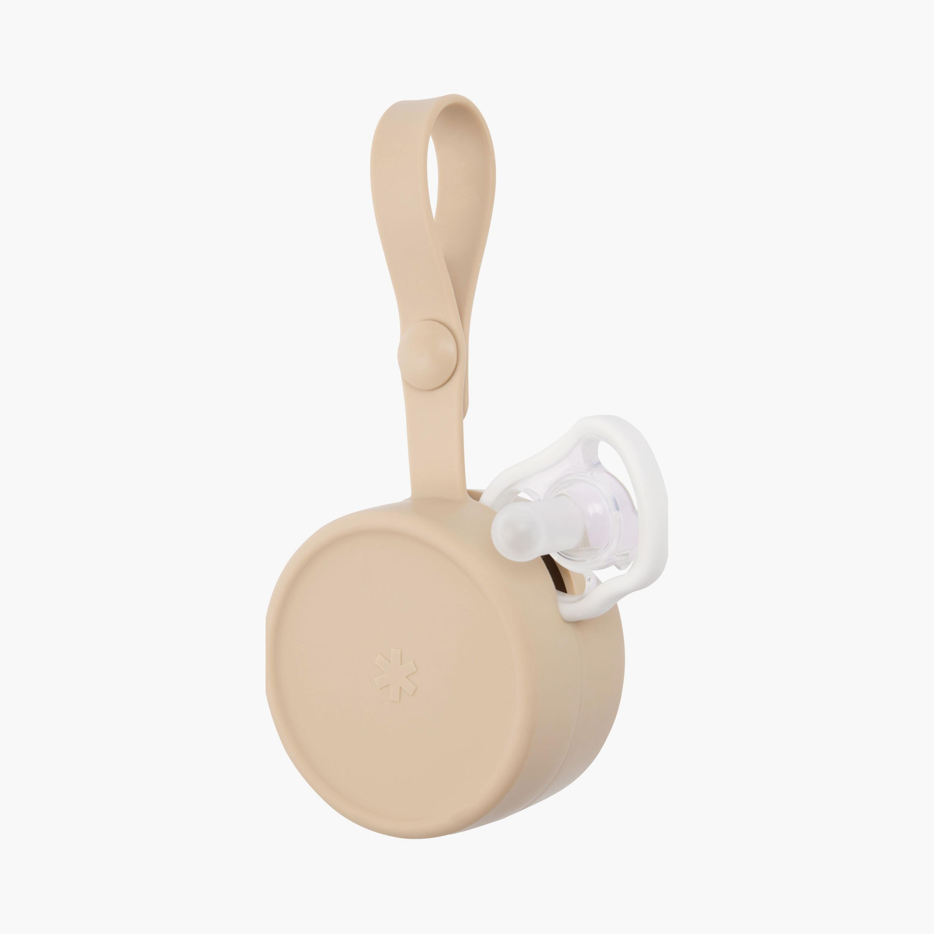 Skip Hop Silicone Pacifier Holder - Oat-baby-feeding-pacifiers-image-3