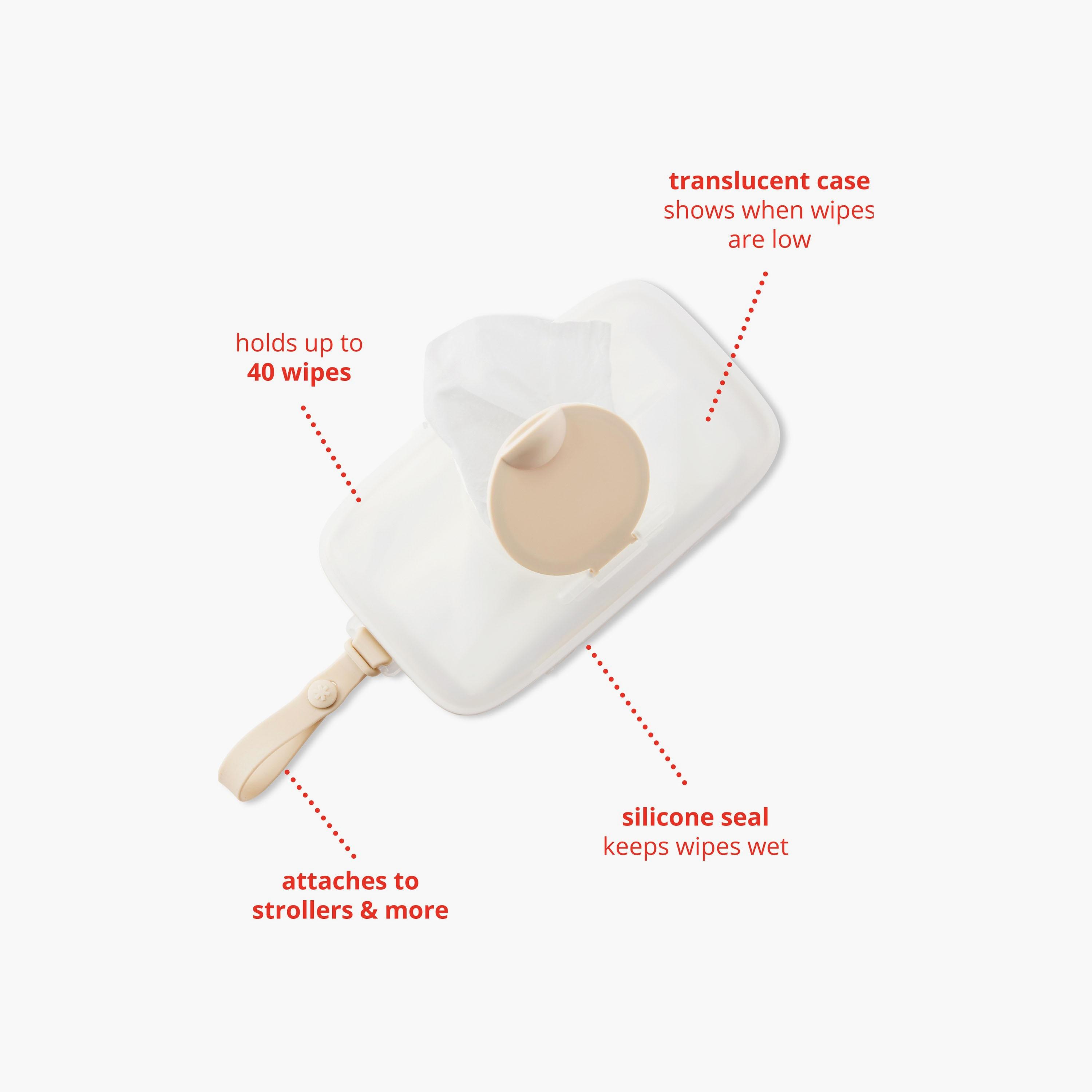 Skip Hop G&G Snug Seal Wipes Case - Oat-baby-bathandcare-wipes-image-3