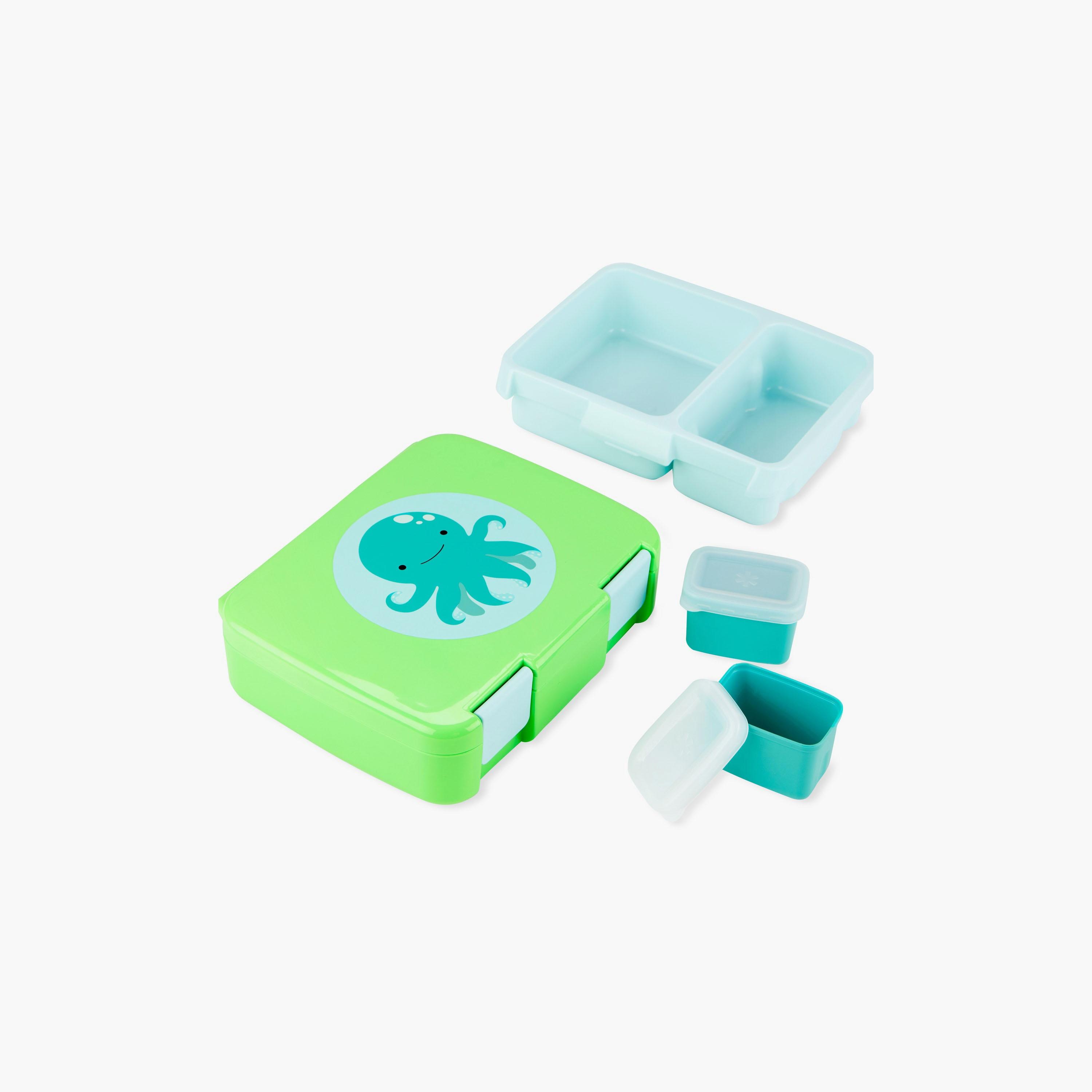 Skip Hop Zoo Bento Lunch Box with 2-Piece Snack Container - Octopus-school-lunchessentials-lunchboxes-image-2
