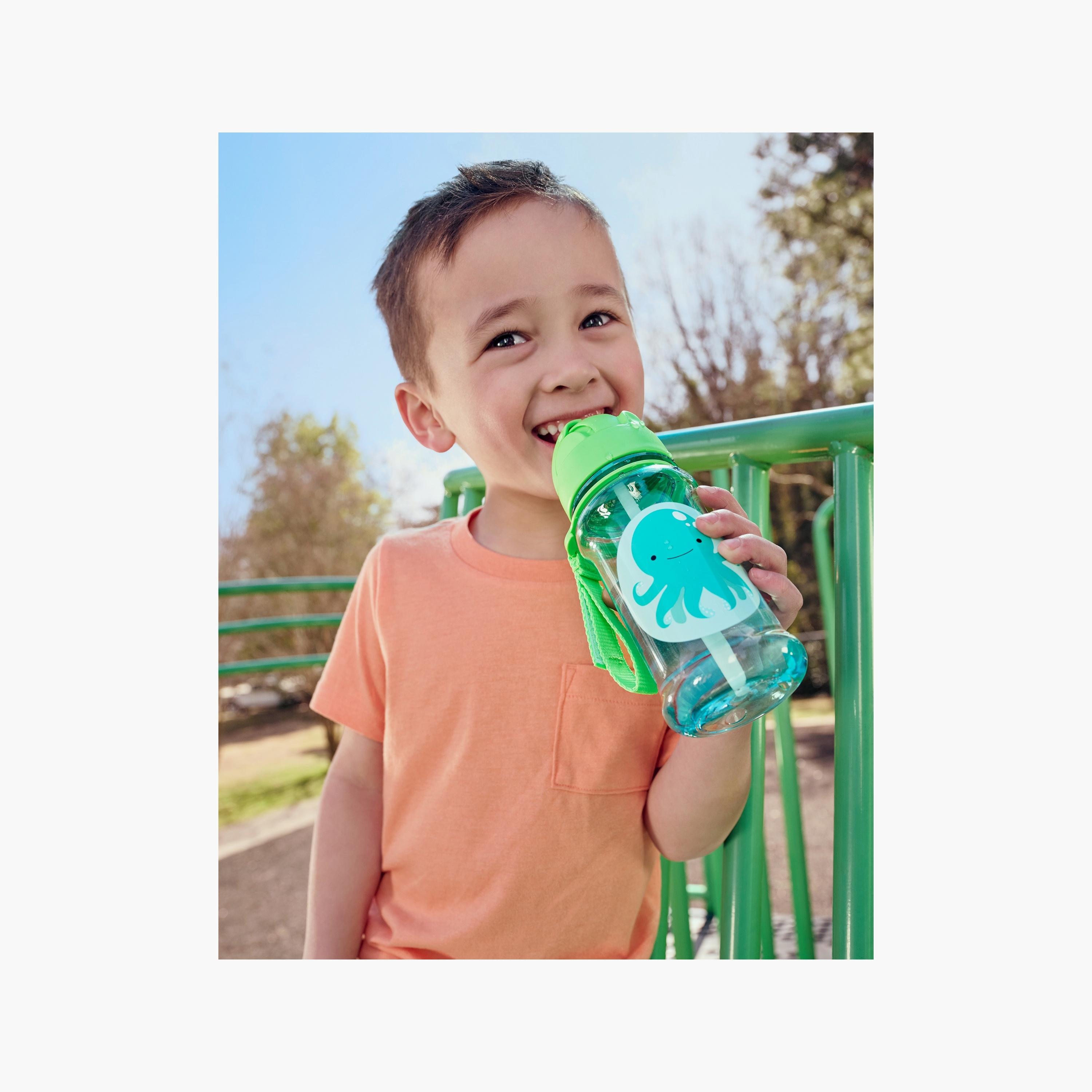 زجاجة  زوو بماصة، أخطبوط، 350 مل من سكيب هوب-school-waterbottles-image-3