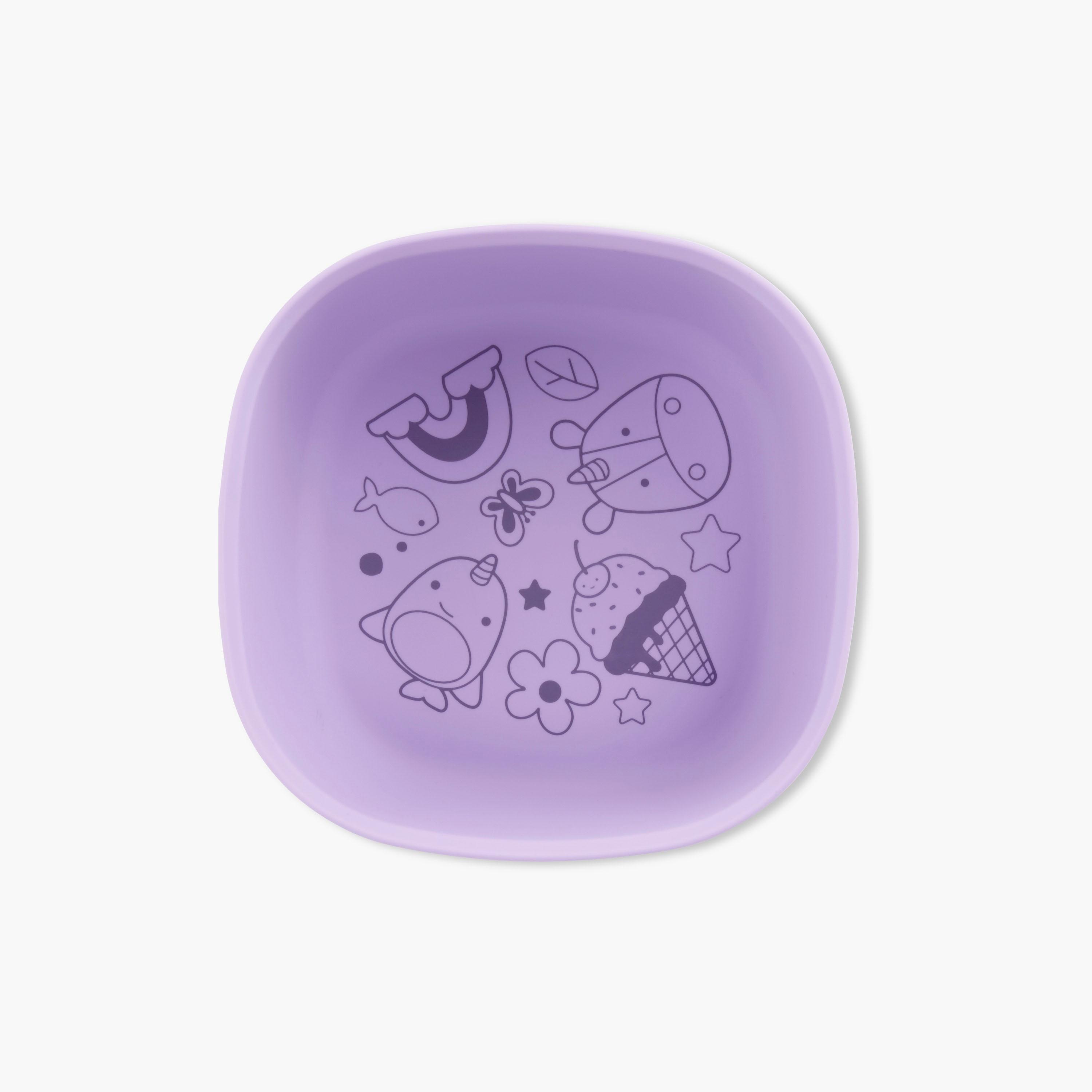 Skip Hop Squad Silicone Bowl - Purple-baby-feeding-mealtimeessentials-image-1