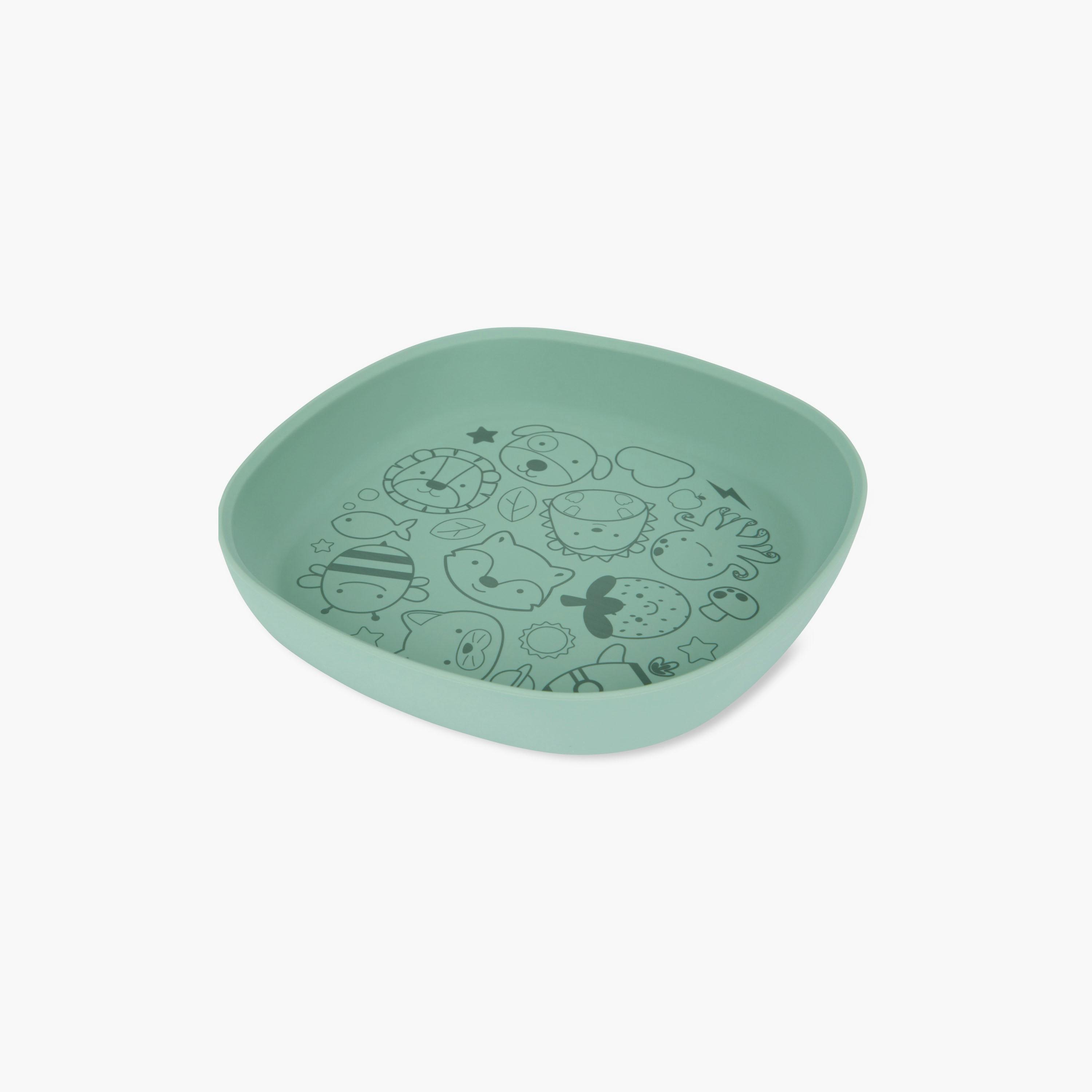 Skip Hop Squad Silicone Plate - Green-baby-feeding-mealtimeessentials-image-2