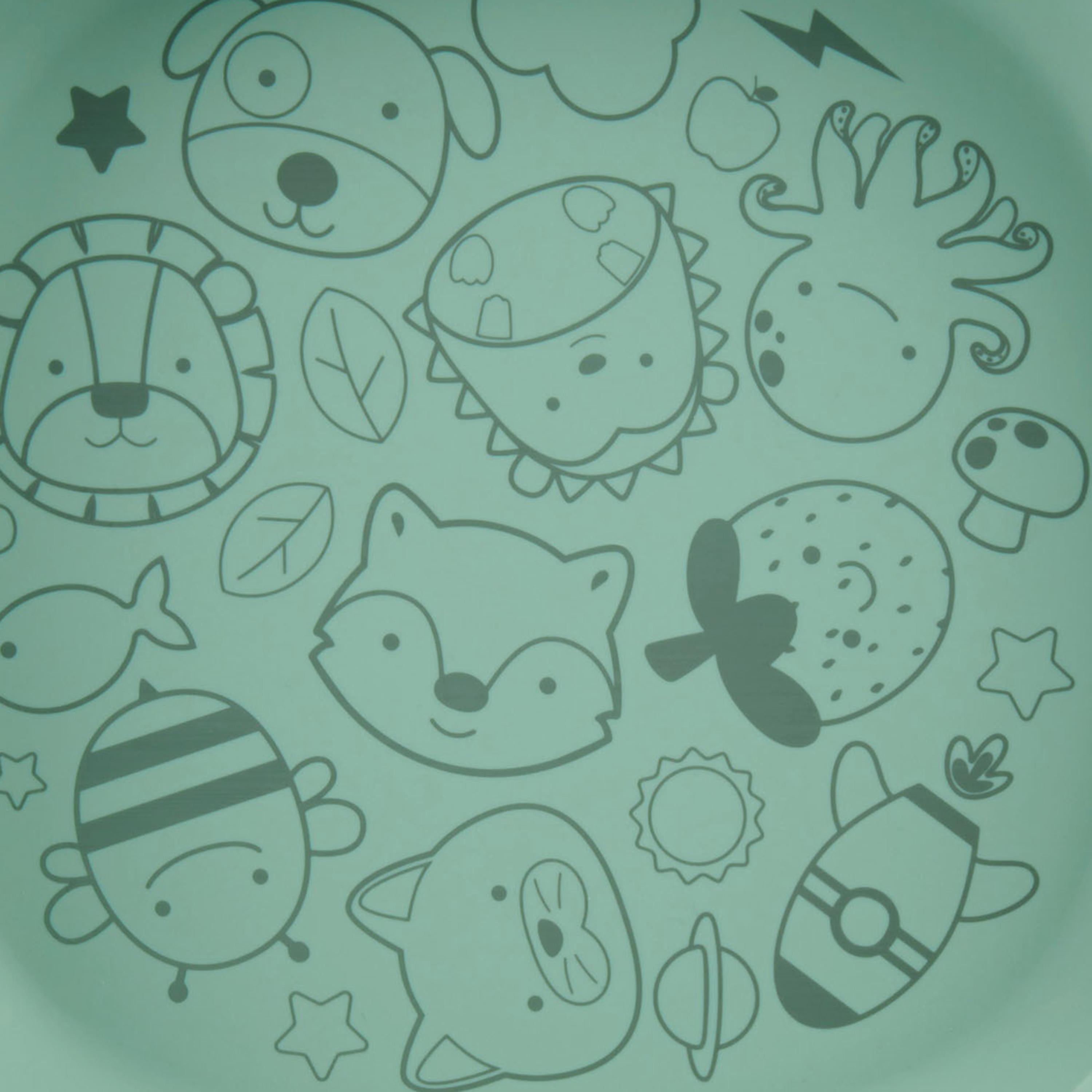 Skip Hop Squad Silicone Plate - Green-baby-feeding-mealtimeessentials-image-3