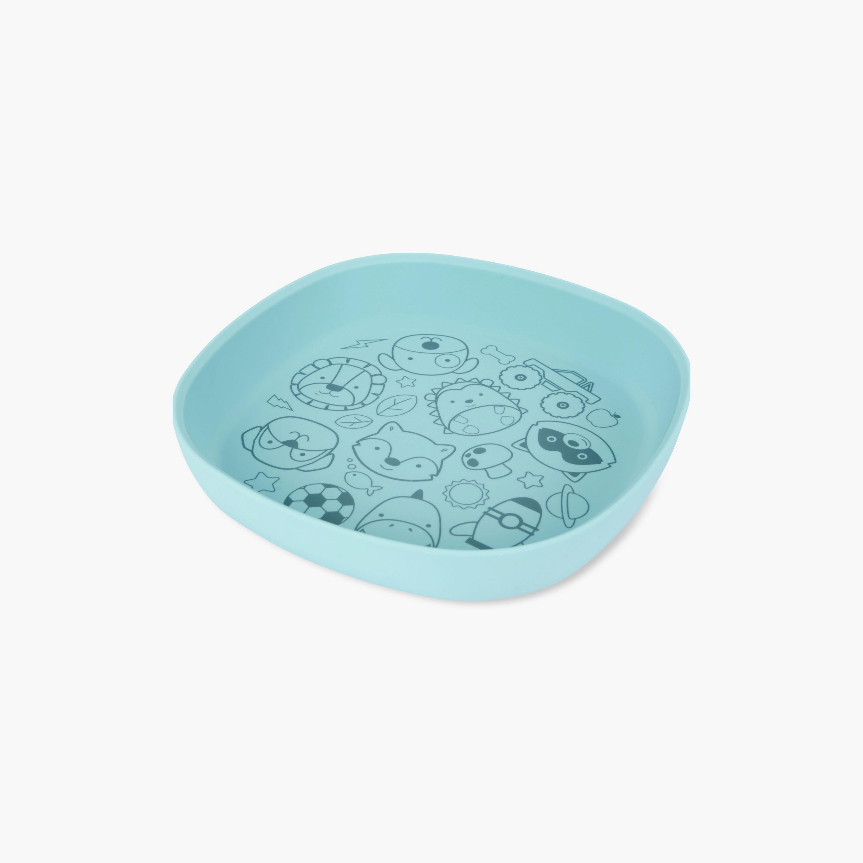 Skip Hop Squad Silicone Plate - Blue-baby-feeding-mealtimeessentials-image-2