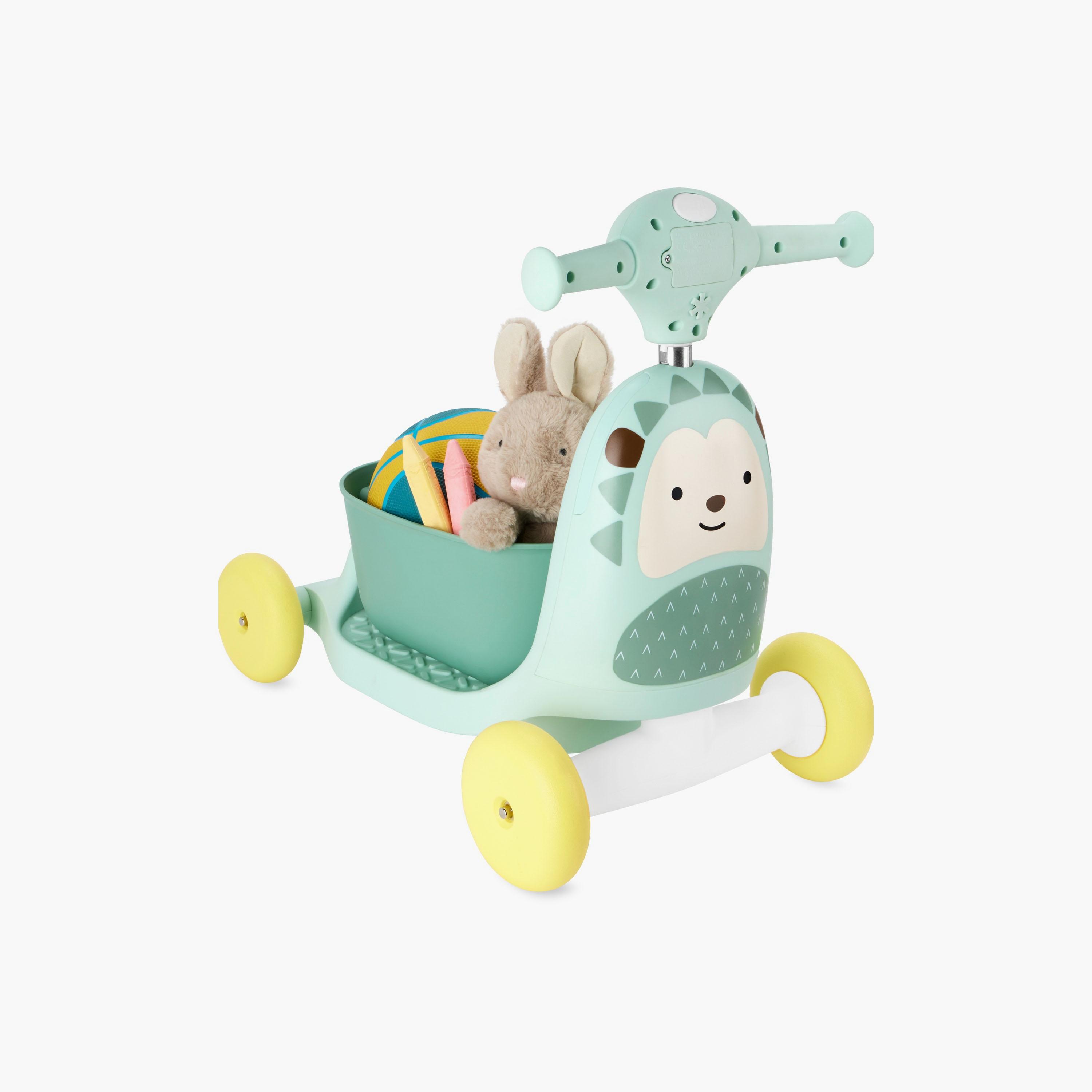 Skip Hop Zoo 3-In-1 Ride On - Hedgehog-toys-outdoor-bikesandrideons-manualrideons-image-2