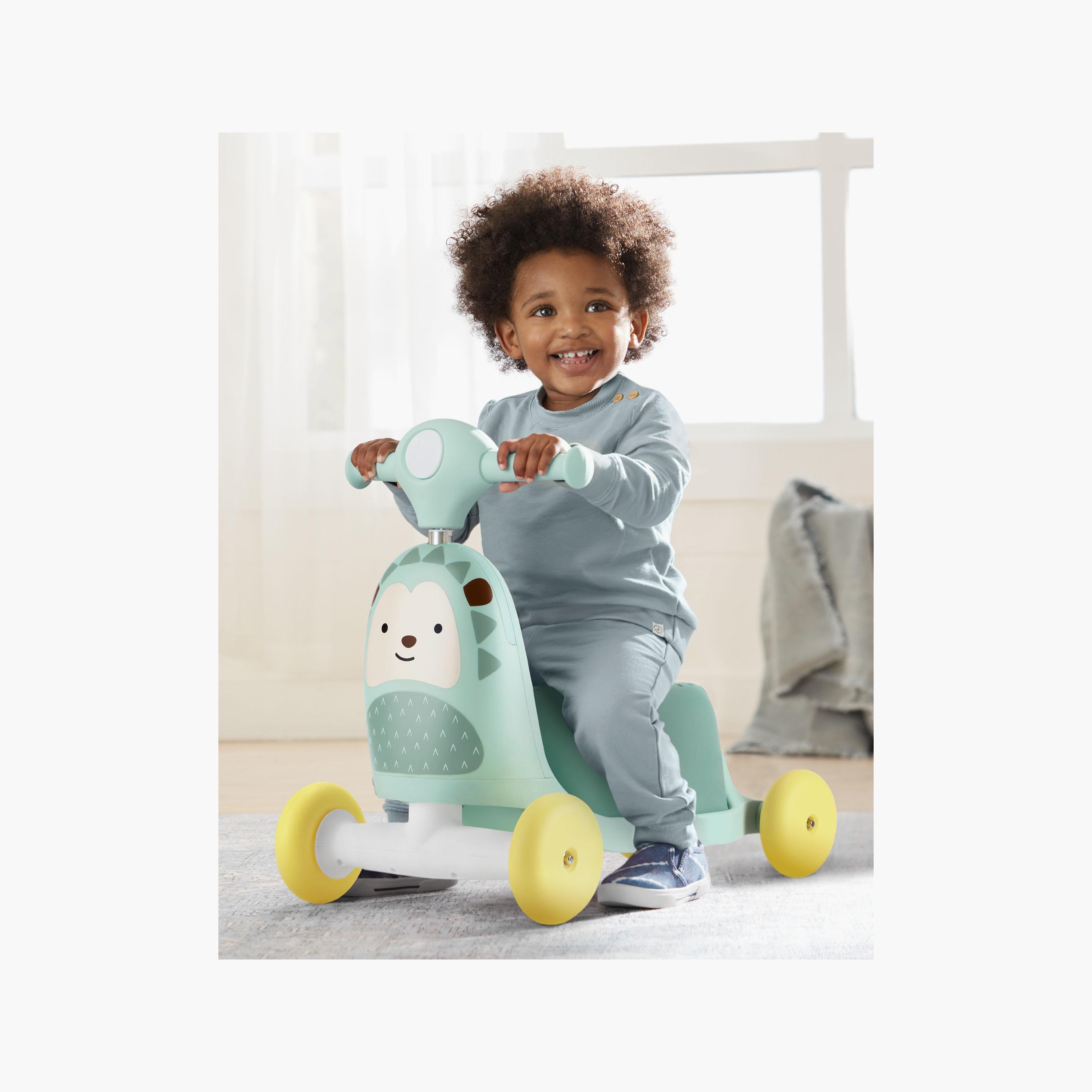 Skip Hop Zoo 3-In-1 Ride On - Hedgehog-toys-outdoor-bikesandrideons-manualrideons-image-5