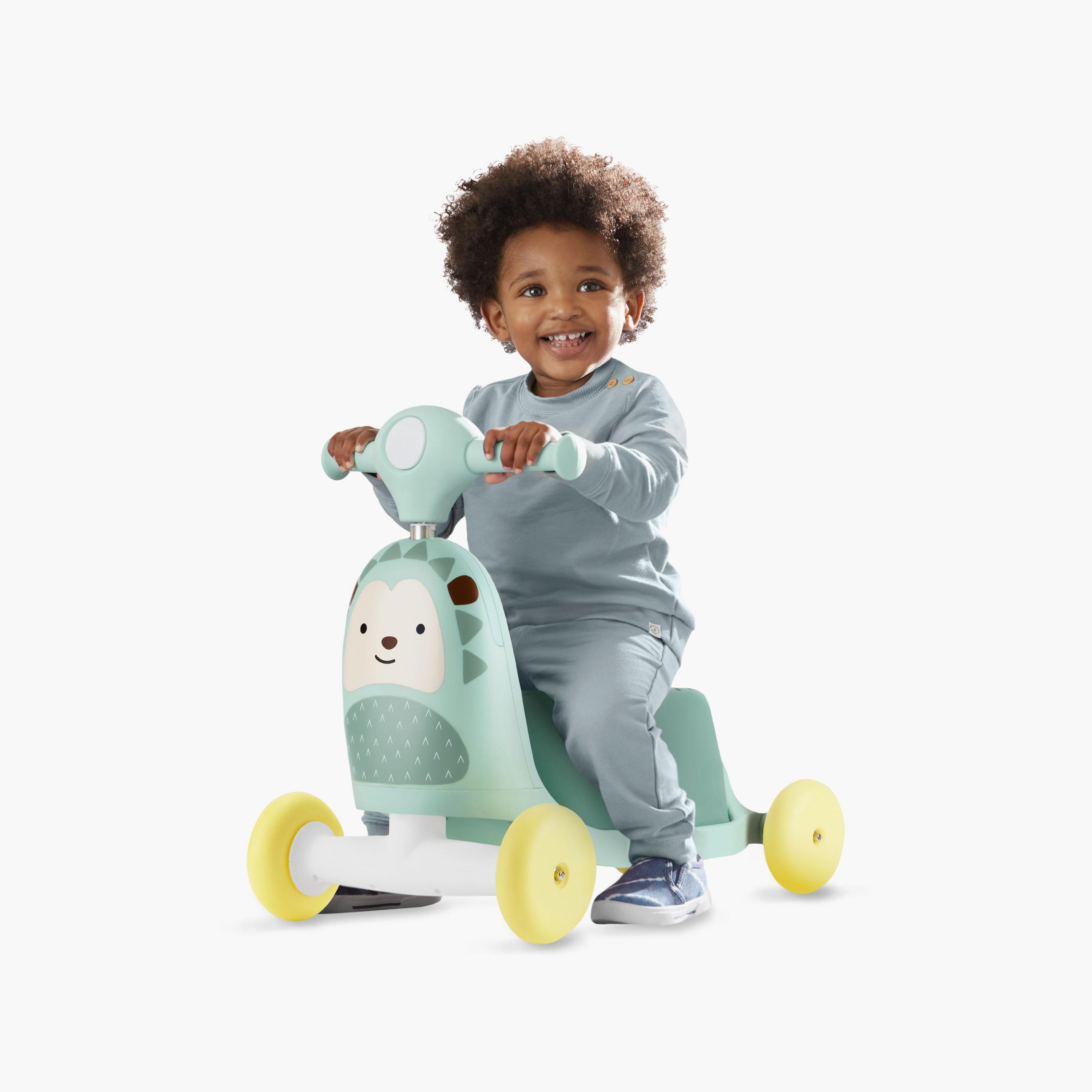 Skip Hop Zoo 3-In-1 Ride On - Hedgehog-toys-outdoor-bikesandrideons-manualrideons-image-6