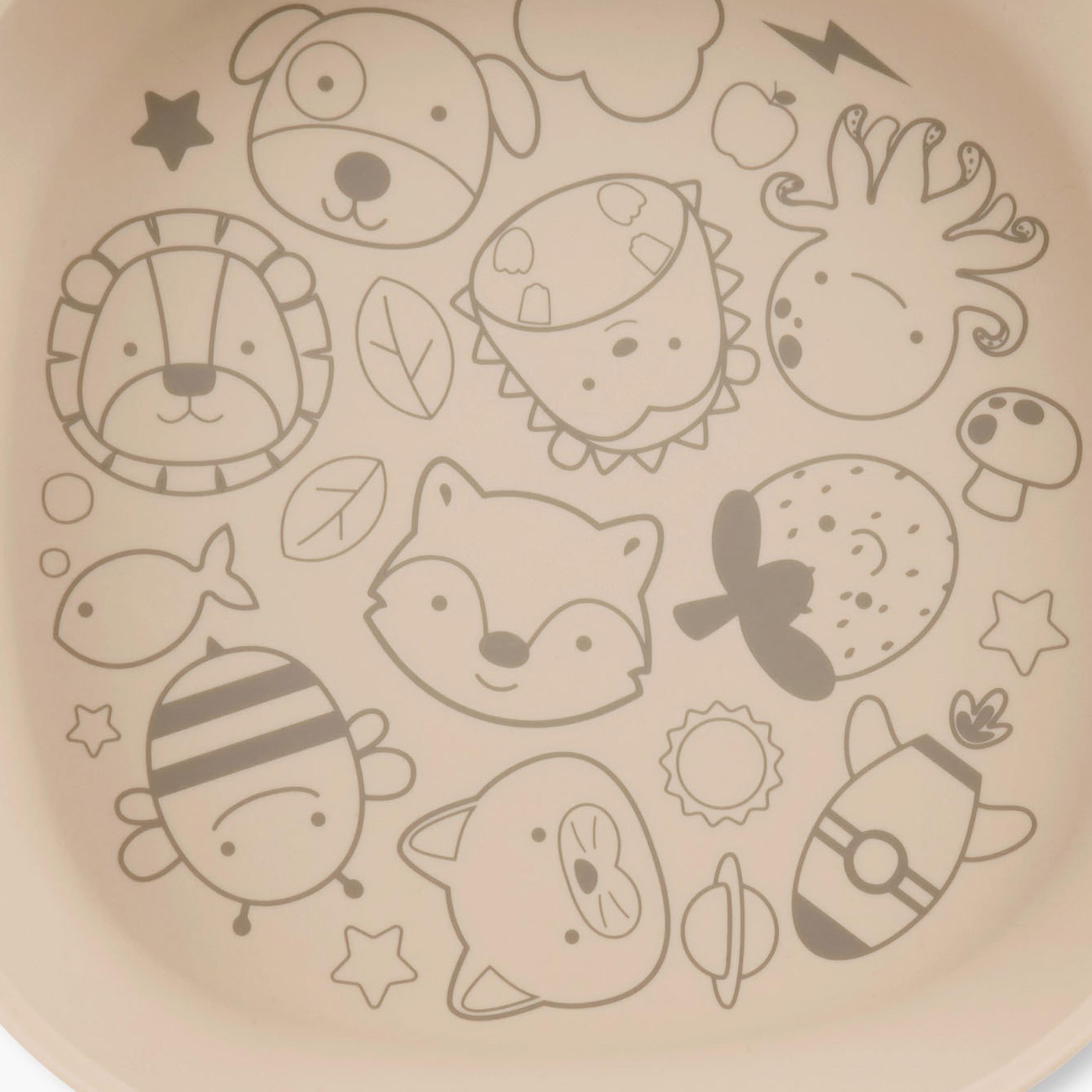Skip Hop Squad Silicone Plate - Oat-baby-feeding-mealtimeessentials-image-3