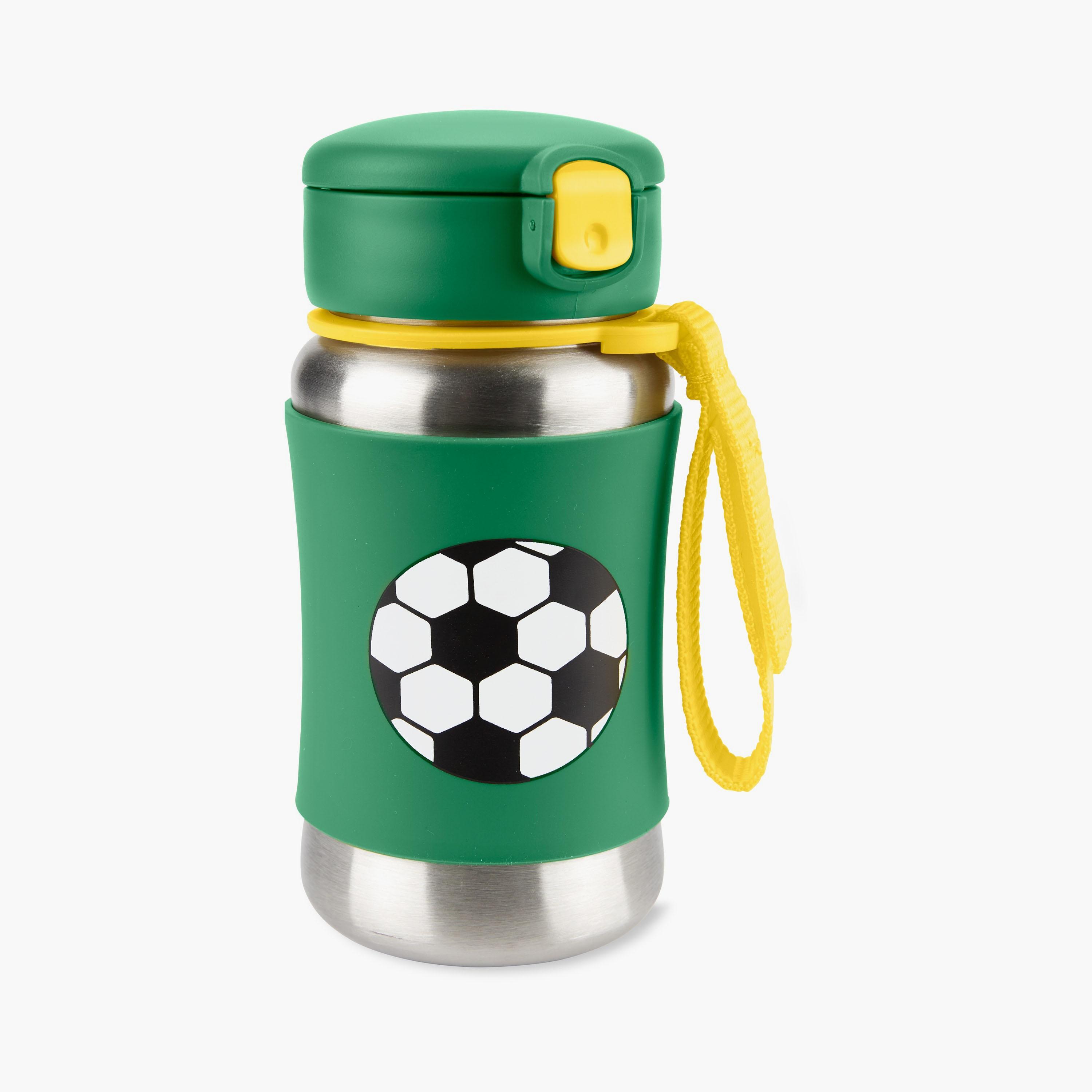زجاجة سبارك ستايل المصنوعة من الفولاذ المقاوم للصدأ، كرة قدم، 350 مل من سكيب هوب-school-waterbottles-image-1