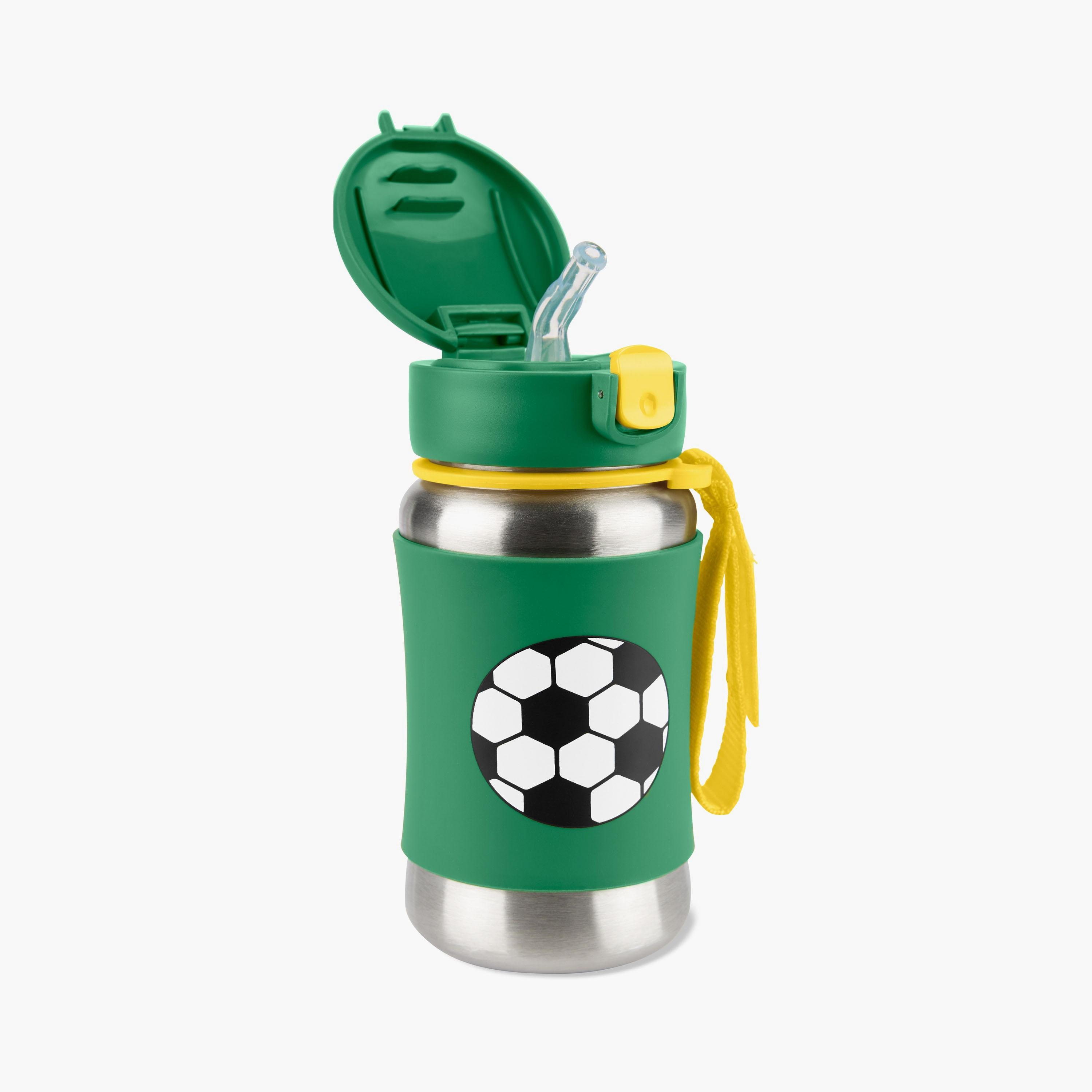 زجاجة سبارك ستايل المصنوعة من الفولاذ المقاوم للصدأ، كرة قدم، 350 مل من سكيب هوب-school-waterbottles-image-2