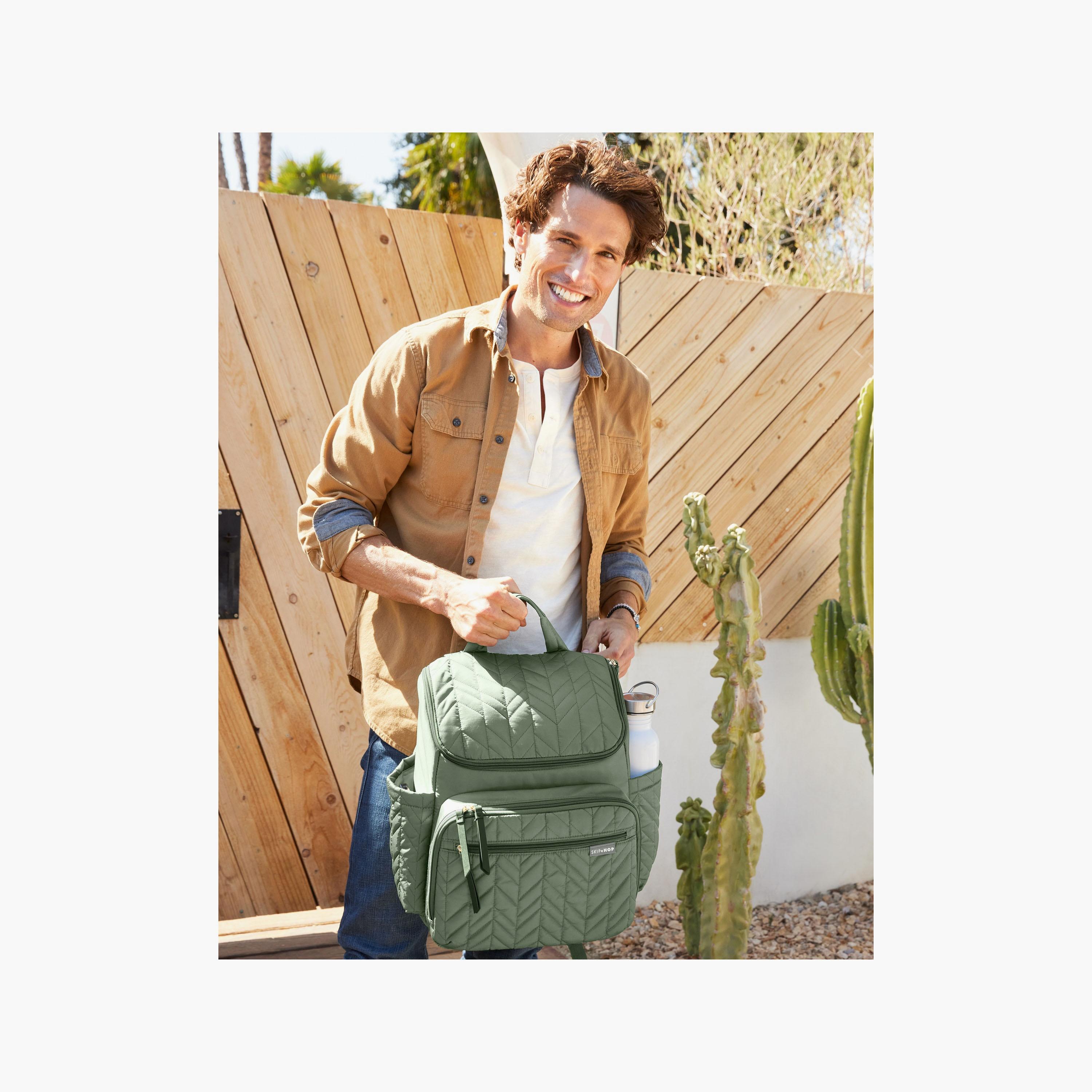 Skip Hop Forma Diaper Backpack - Sage-baby-diapering-diaperbags-image-11