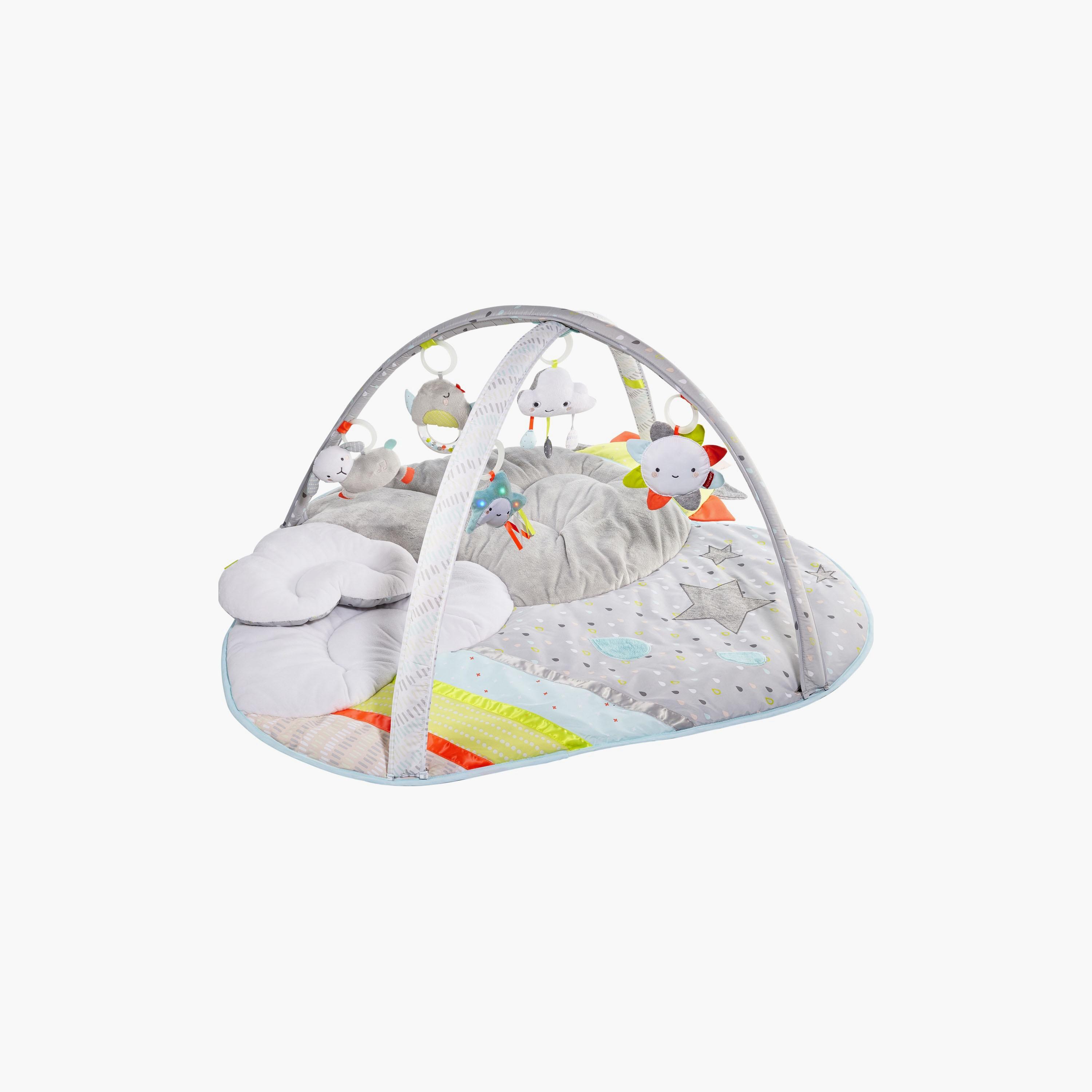 Skip Hop Silver Lining Cloud Activity Gym - White-baby-infantactivity-image-1