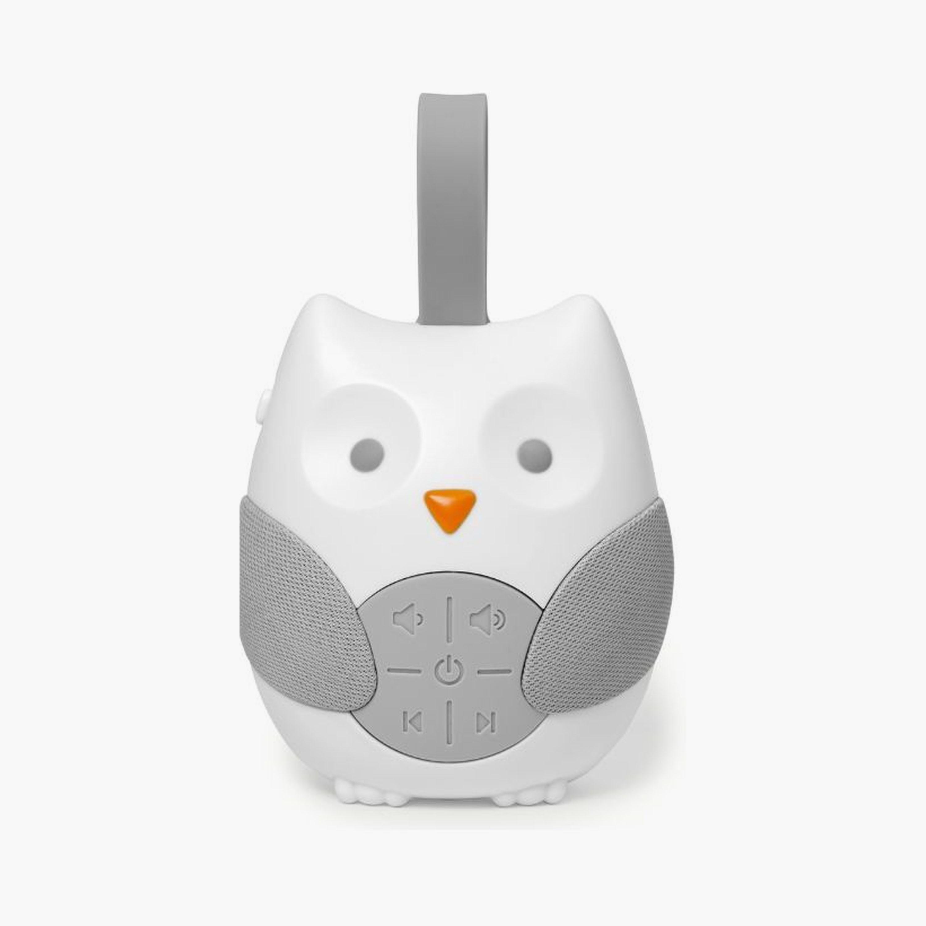 لهاية أطفال محمولة  S & G، بومة، أبيض ورمادي من سكيب هوب-baby-healthandsafety-babymonitors-image-1