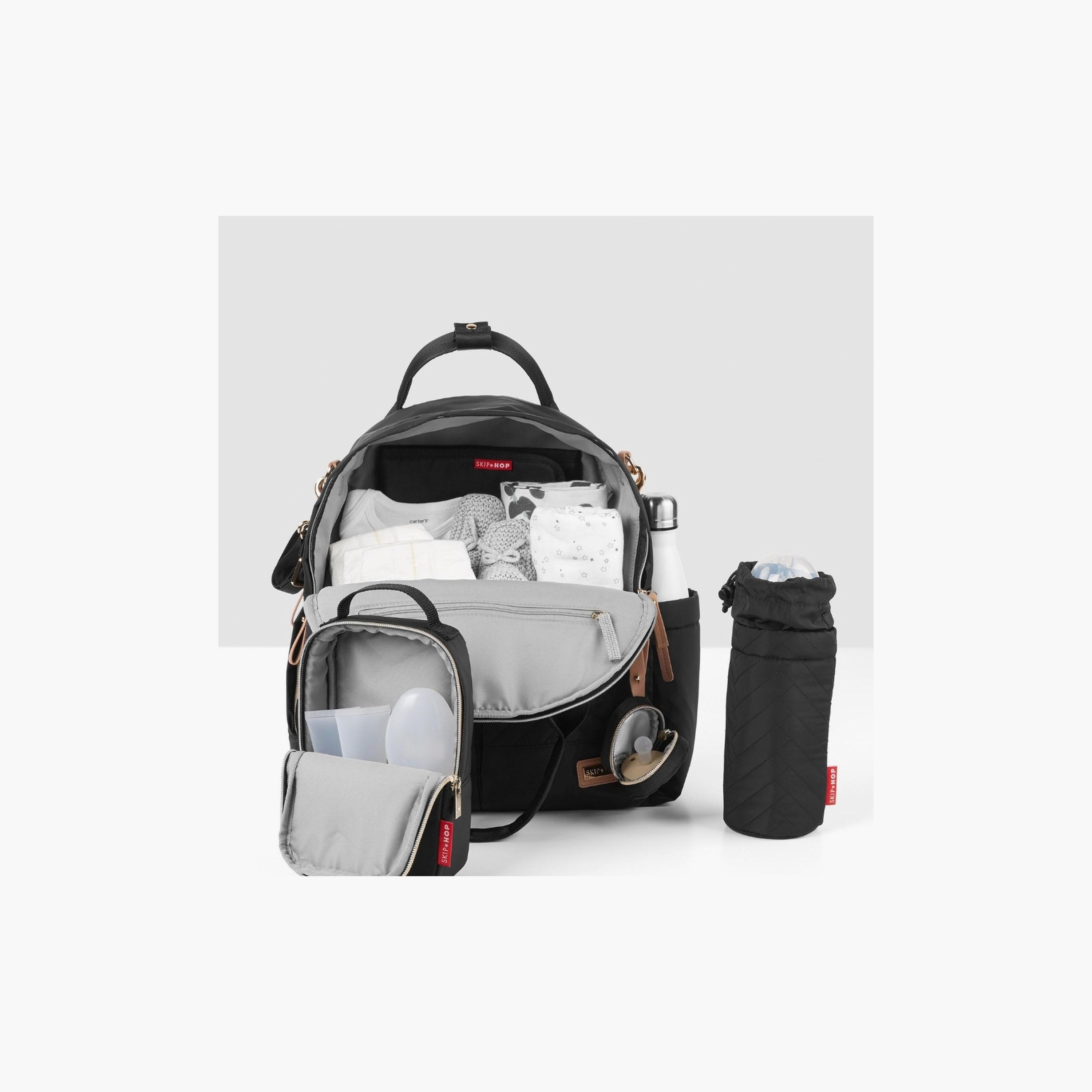 Skip Hop Diaper Backpack with 5-Piece Accessories Black-baby-diapering-diaperbags-image-4