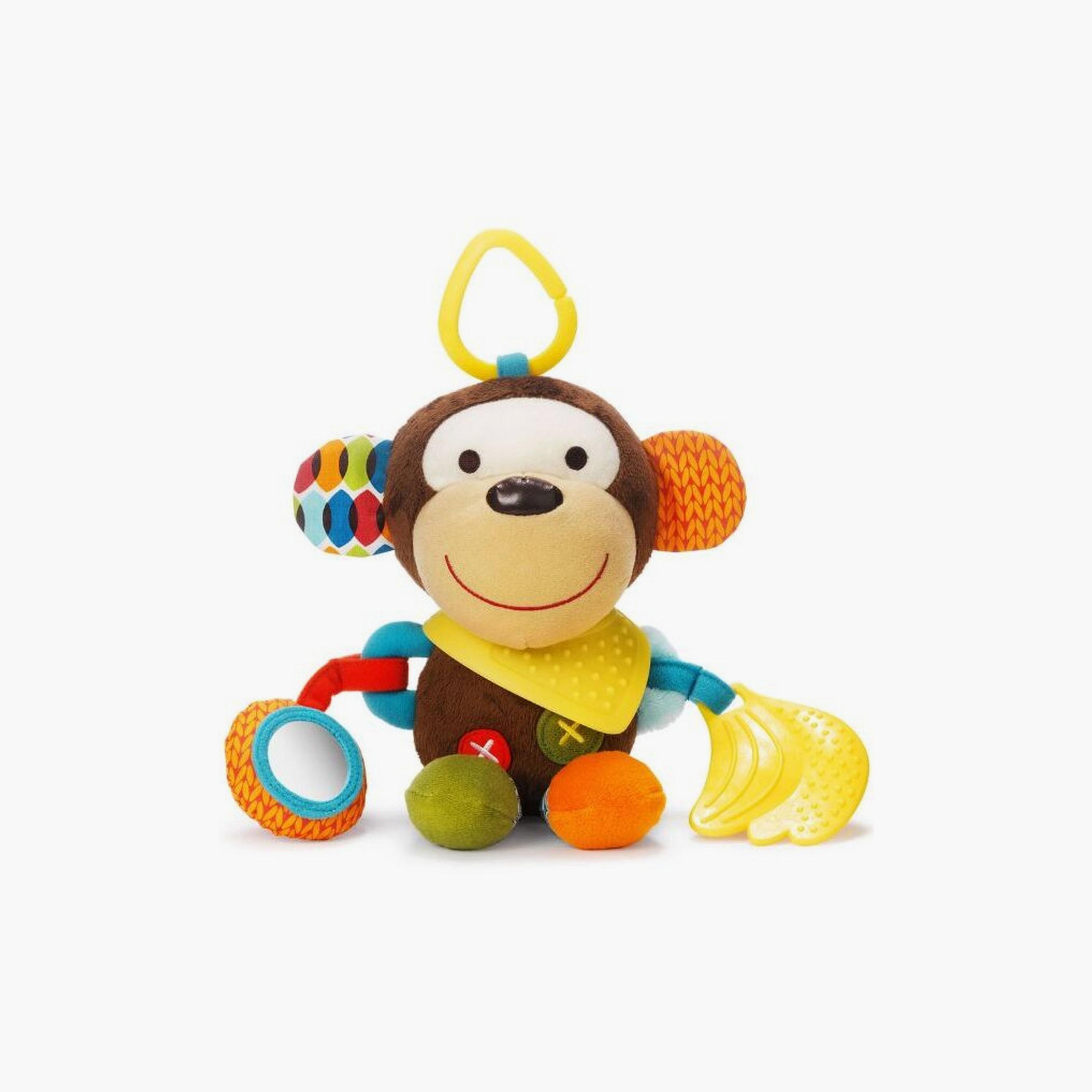Skip Hop Bandana Buddies Activity Toy - Monkey - Multi Color-toys-plushsofttoys-animals-image-1