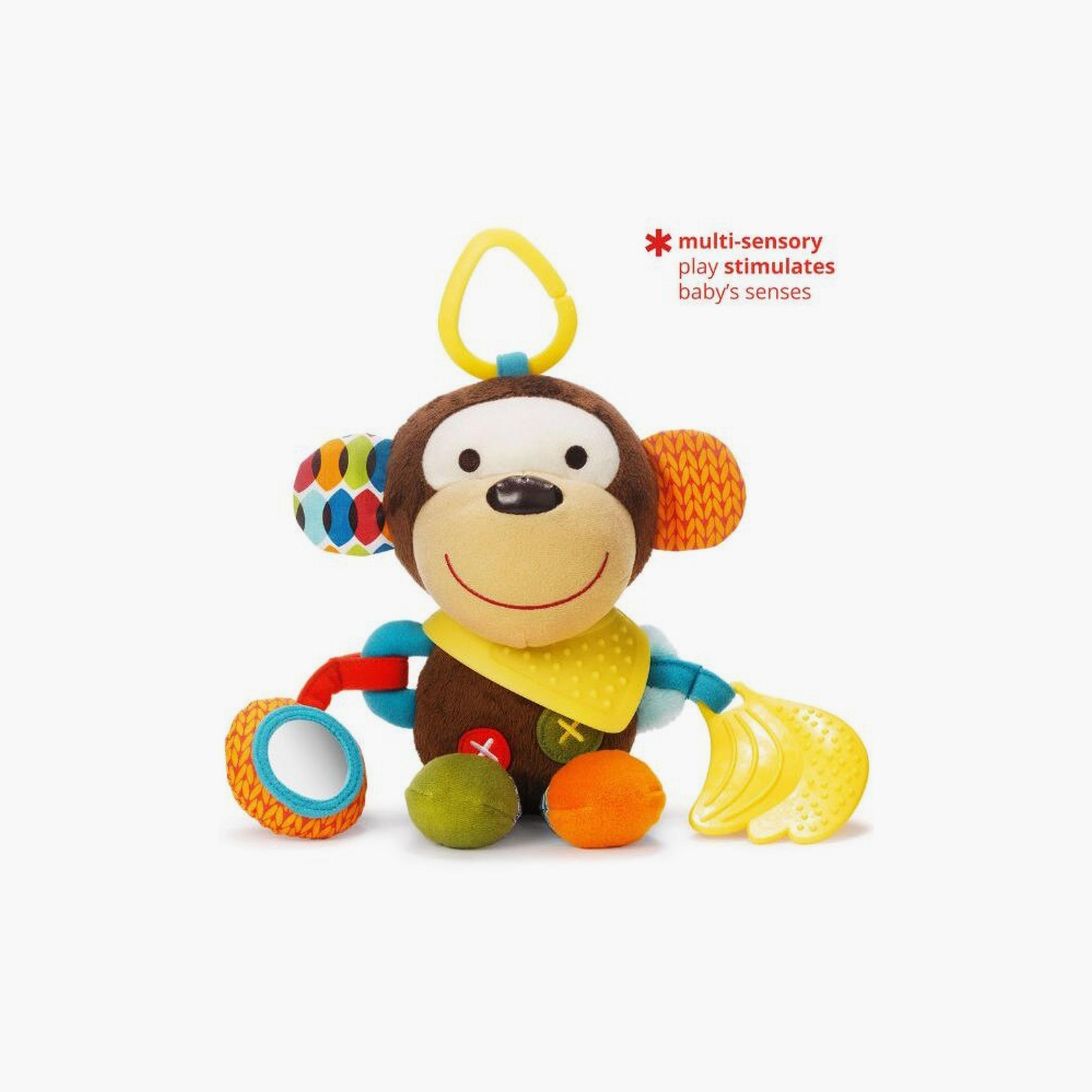 Skip Hop Bandana Buddies Activity Toy - Monkey - Multi Color-toys-plushsofttoys-animals-image-2