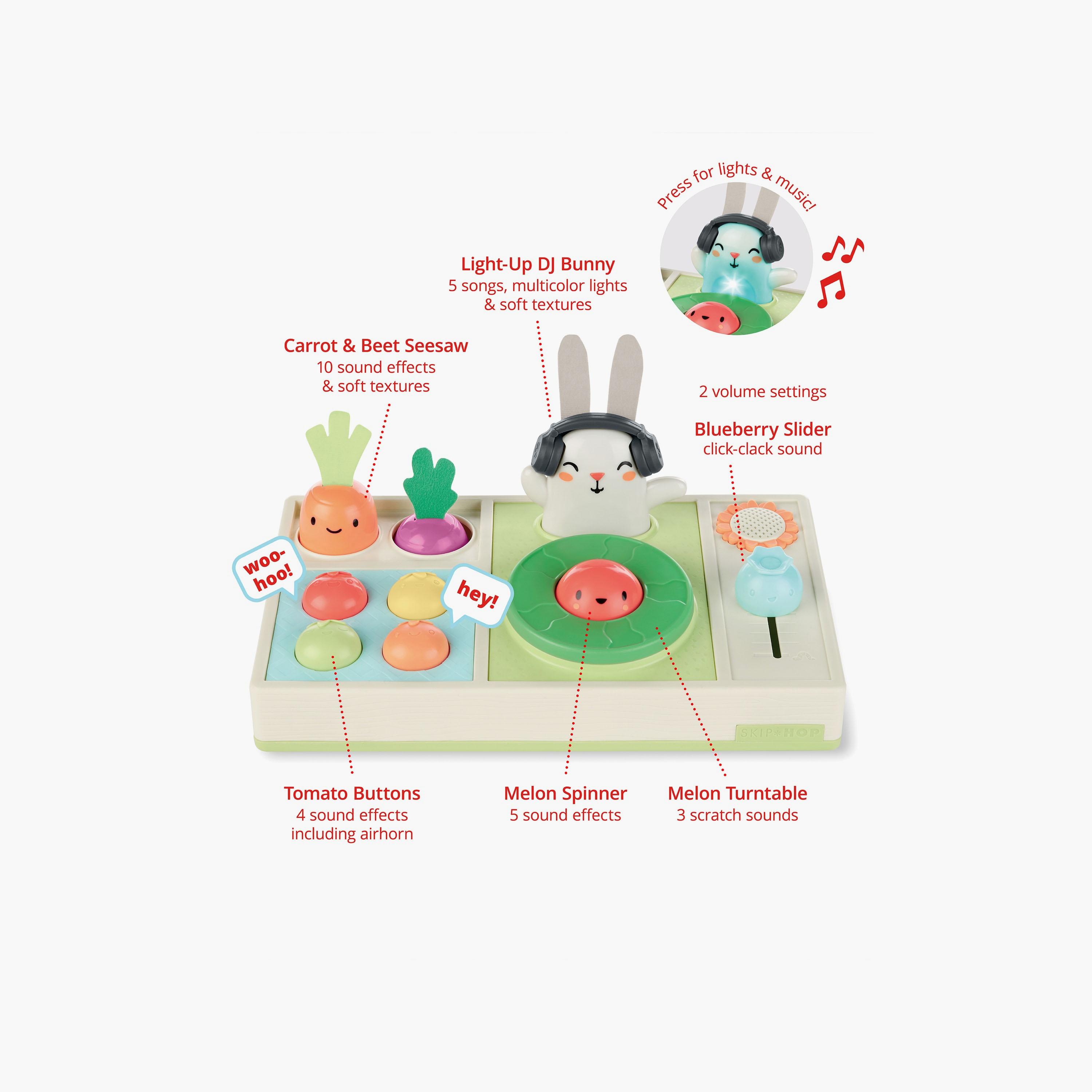 Skip Hop Farmstand Let The Beet Drop Dj Musical Toy - Multi Color-toys-babyandtoddlertoys-lightsandmusicaltoys-image-2