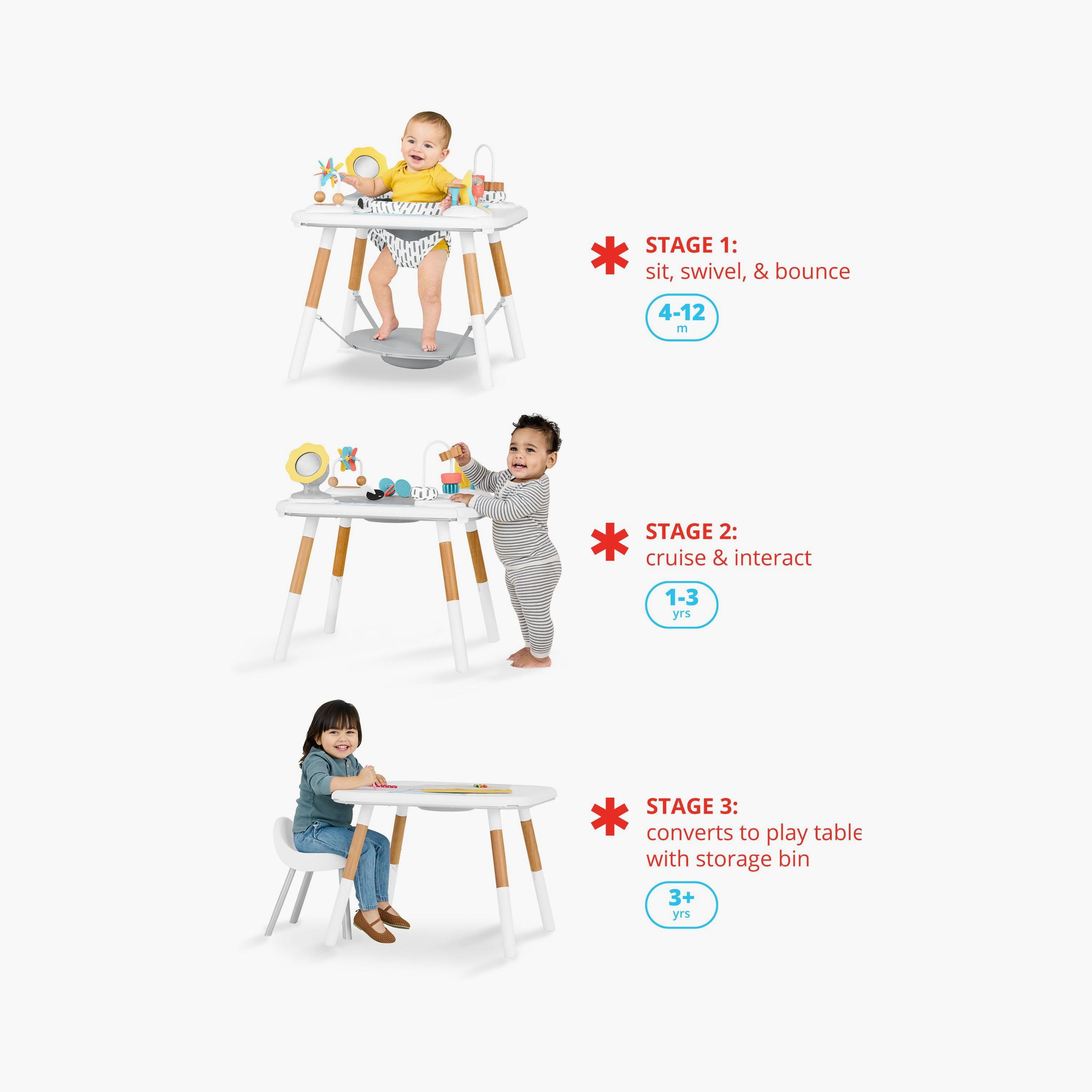 مركز أنشطة ديسكوفيروسيتي ثلاثي المراحل، متعدد الألوان من سكيب هوب-baby-infantactivity-image-6