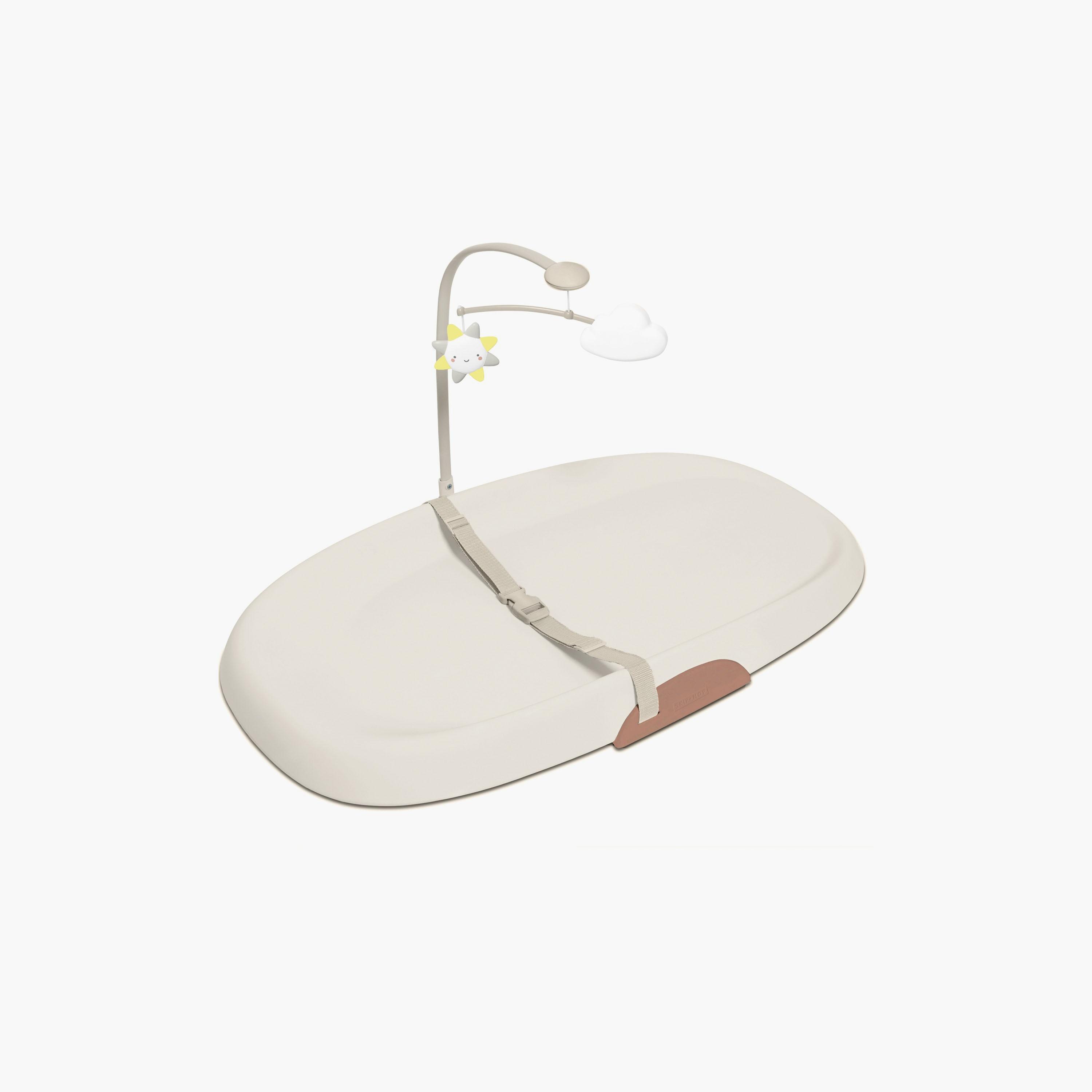 Skip Hop Nursery Style Wipe Clean Changing Pad - Oat - Beige & Brown-baby-bathandcare-changingtables-image-1