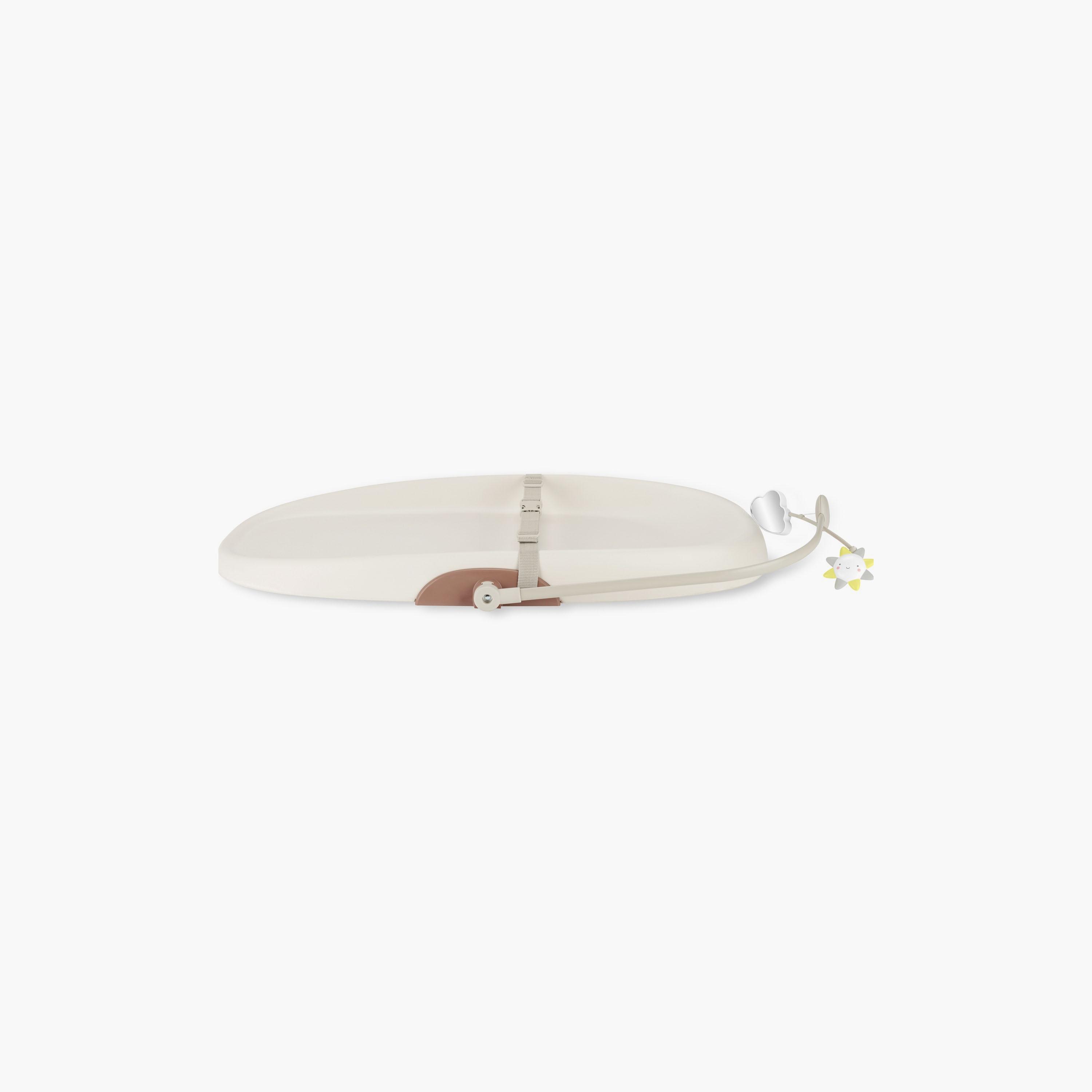 Skip Hop Nursery Style Wipe Clean Changing Pad - Oat - Beige & Brown-baby-bathandcare-changingtables-image-2