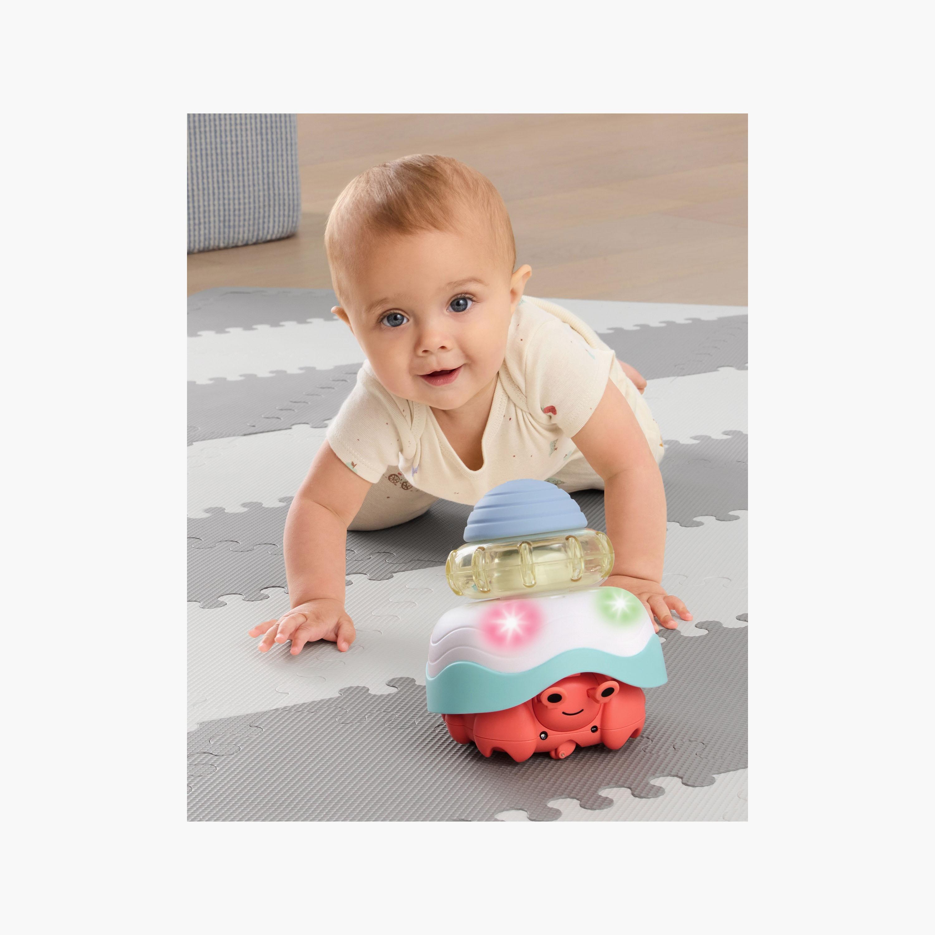 Skip Hop Stack & Crawl 4-In-1 Crab Musical Toy - Multi Color-toys-babyandtoddlertoys-lightsandmusicaltoys-image-6
