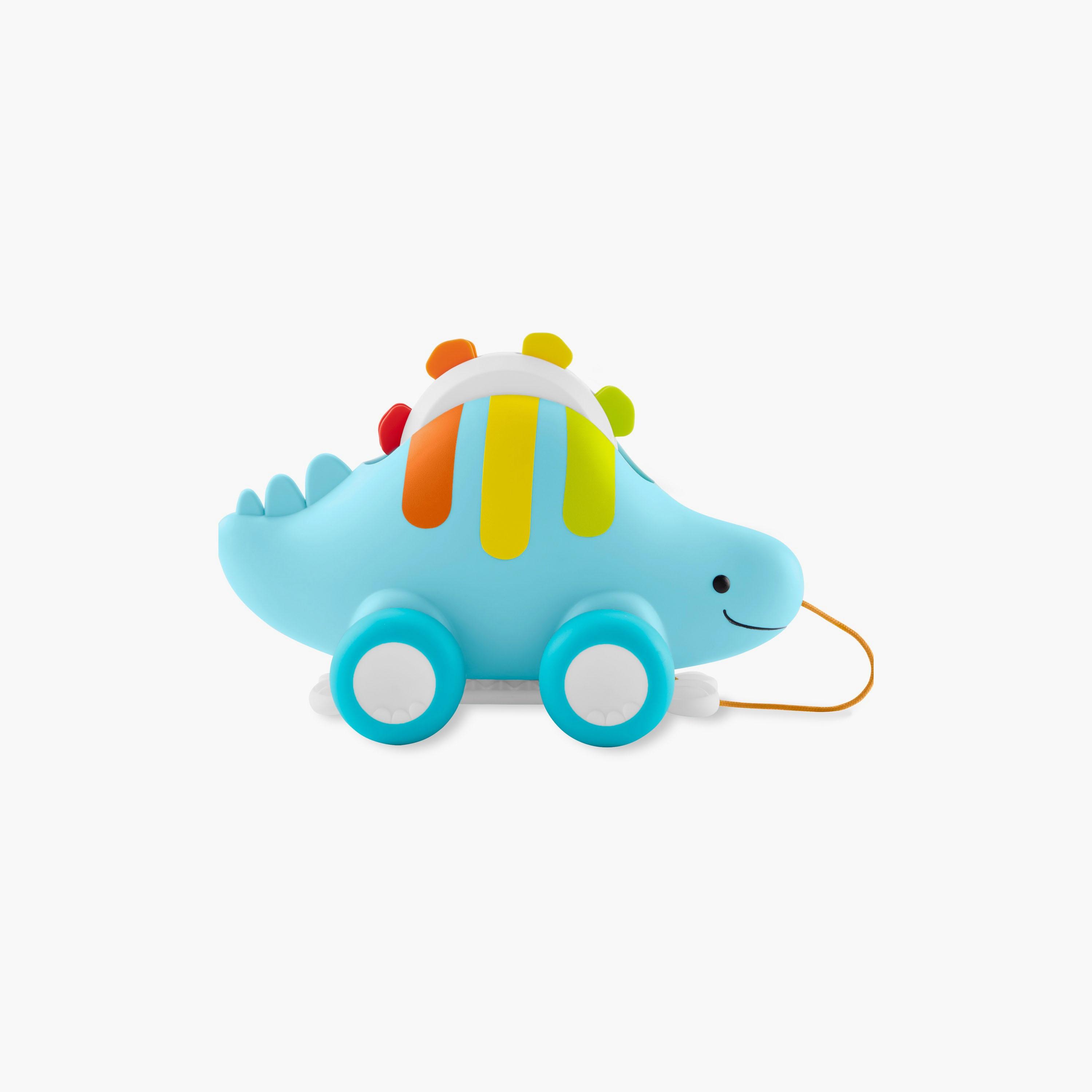 Skip Hop Explore & More 3-In-1 Baby Musical Pull Toy - Dinosaur - Multi Color-toys-babyandtoddlertoys-pushandpulltoys-image-3