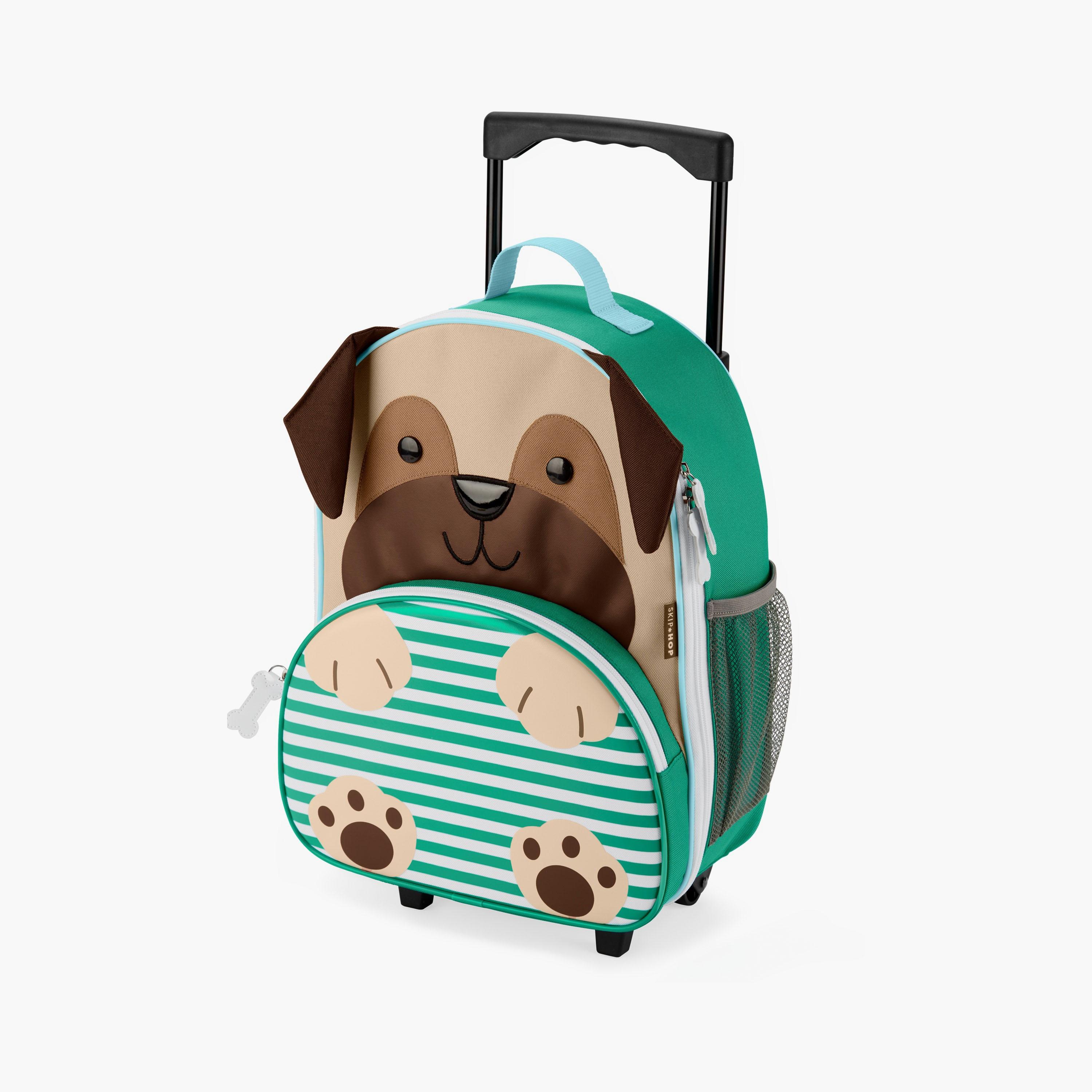 Skip Hop Zoo Luggage Trolley Bag - Pug-school-bagsandbackpacks-trolleybags-image-1