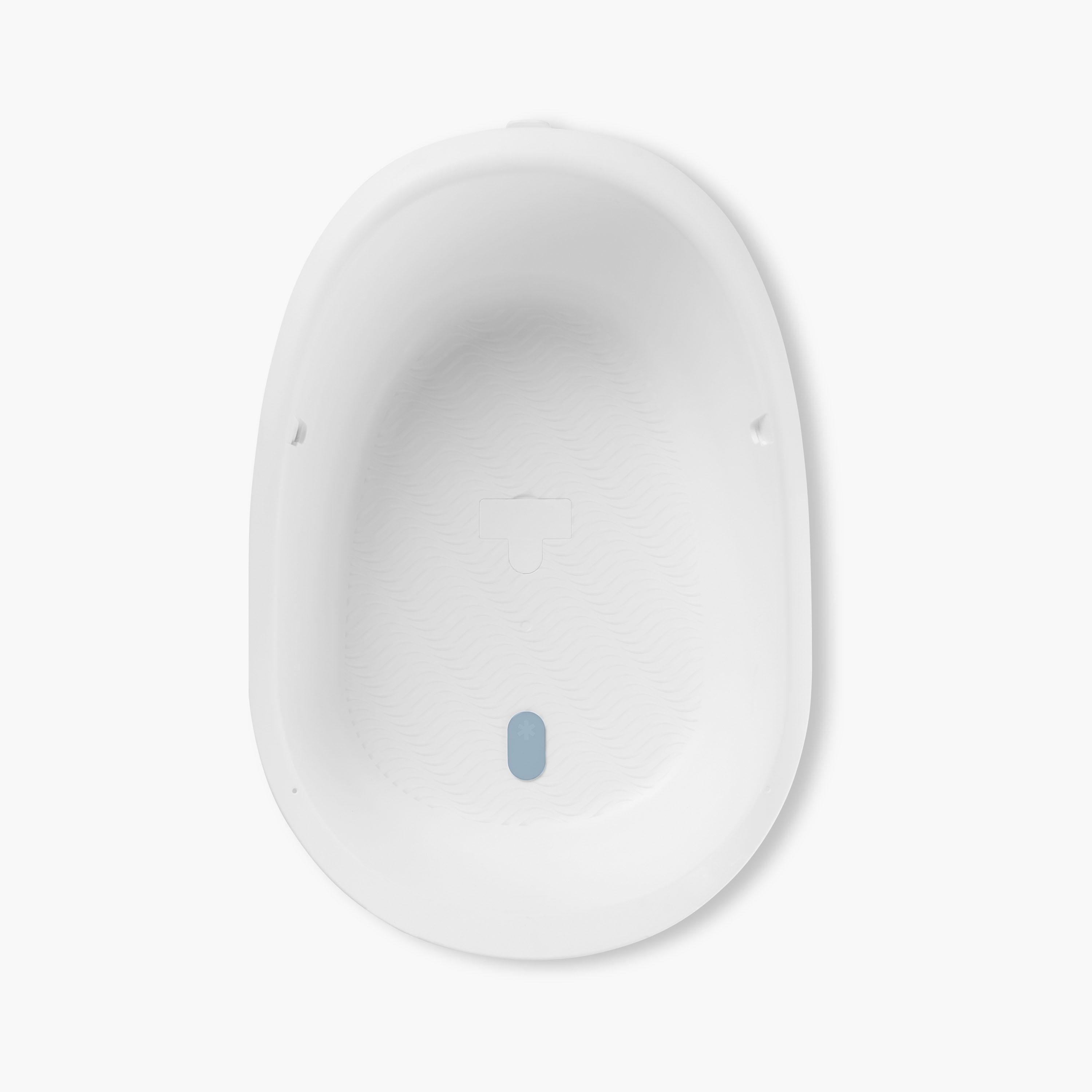 Skip Hop Wave 4-In-1 Bath Tub - White & Blue-baby-bathandcare-bathtubs-image-5