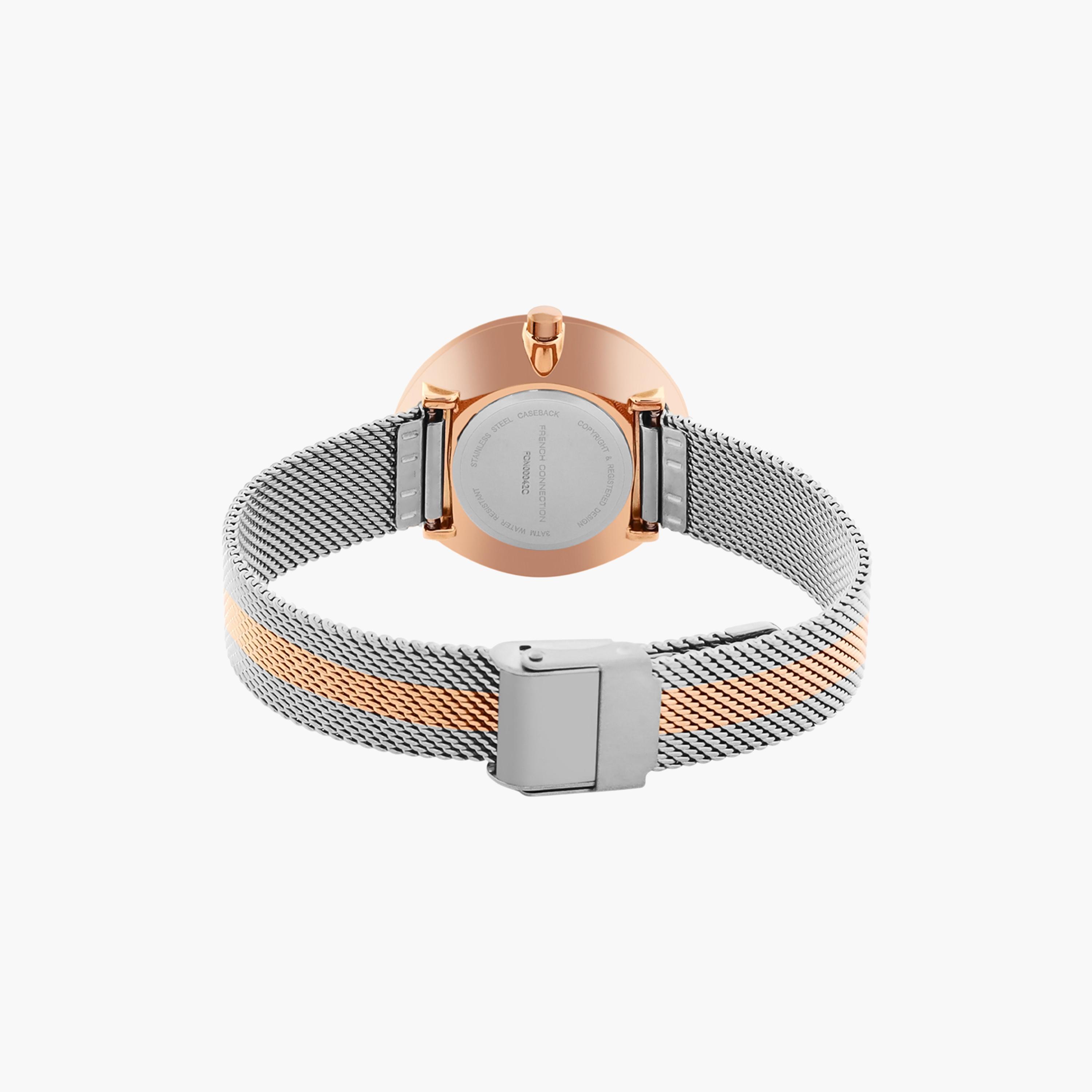 French Connection Women's 30MM Gold Analog Metal Strap Watch | FCN00042C-women-watchesandjewellery-watches-image-3