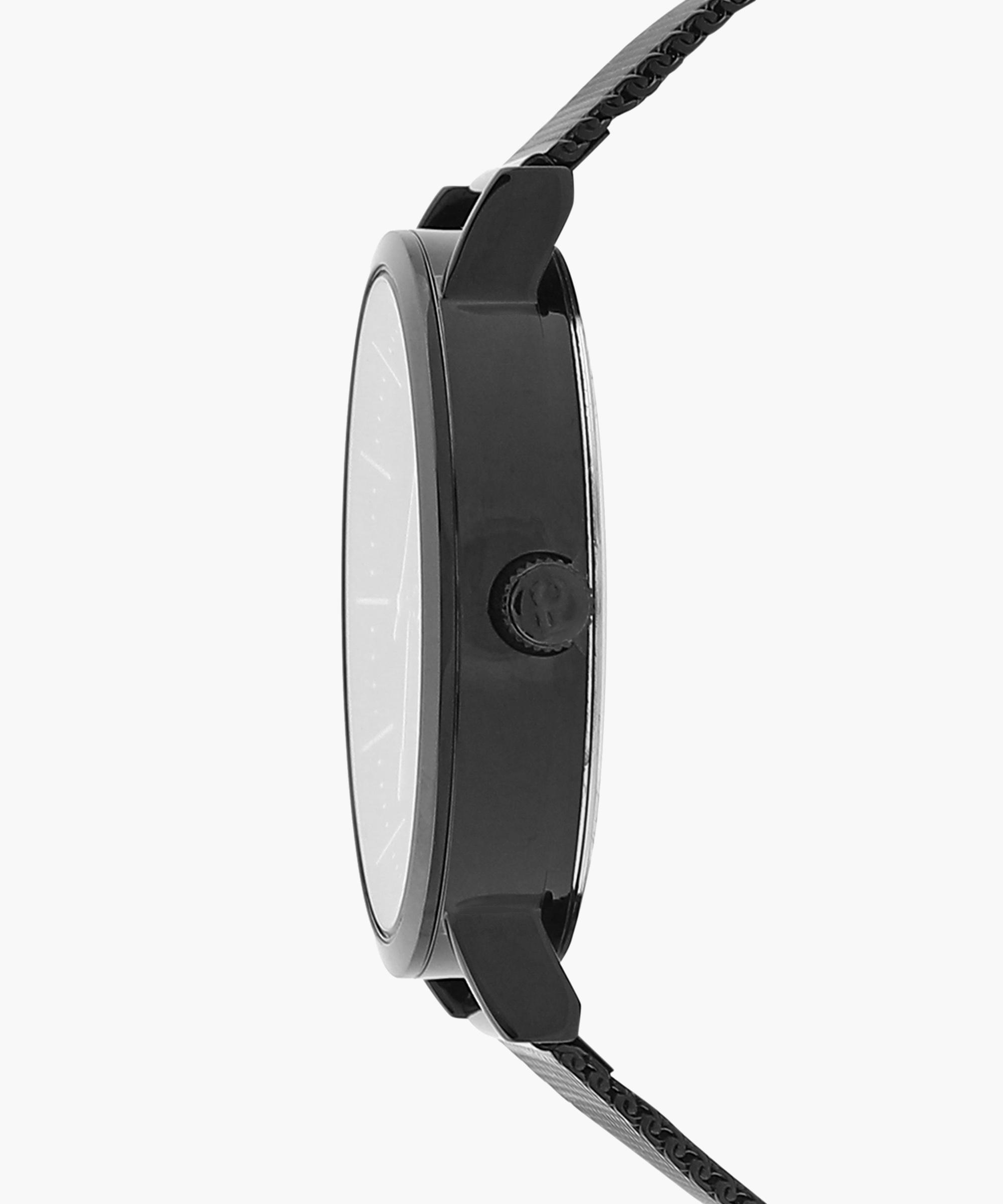 فرينش كونيكشن- ساعة رجالية تناظرية سوار ستانلس ستيل لون أسود  42 مم | FCN00044E-men-watchesandjewellery-watches-image-5