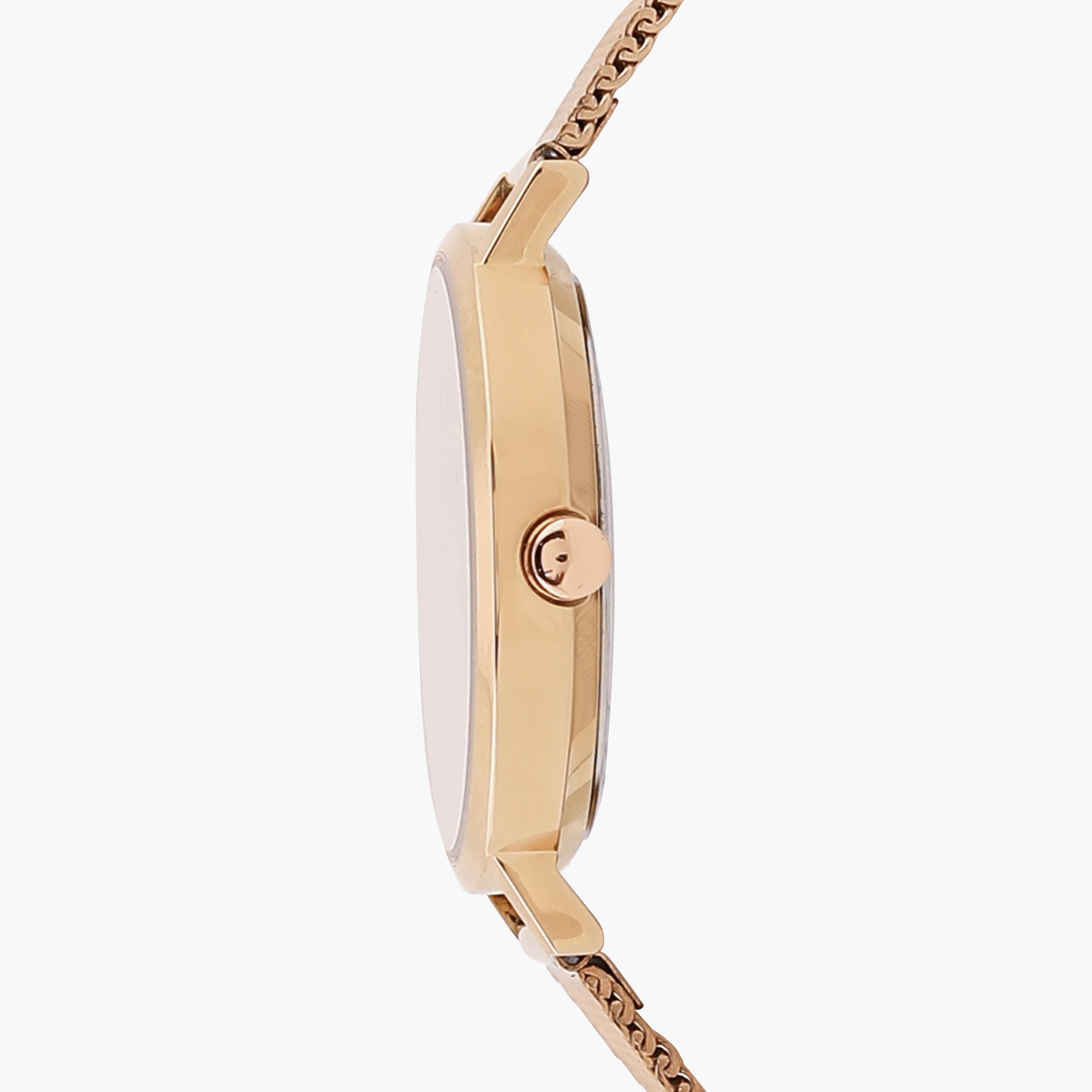 فرينش كونيكشن- ساعة نسائية تناظرية سوار ستانلس ستيل لون ذهبي  34 مم | FCN00068J-women-watchesandjewellery-watches-image-3