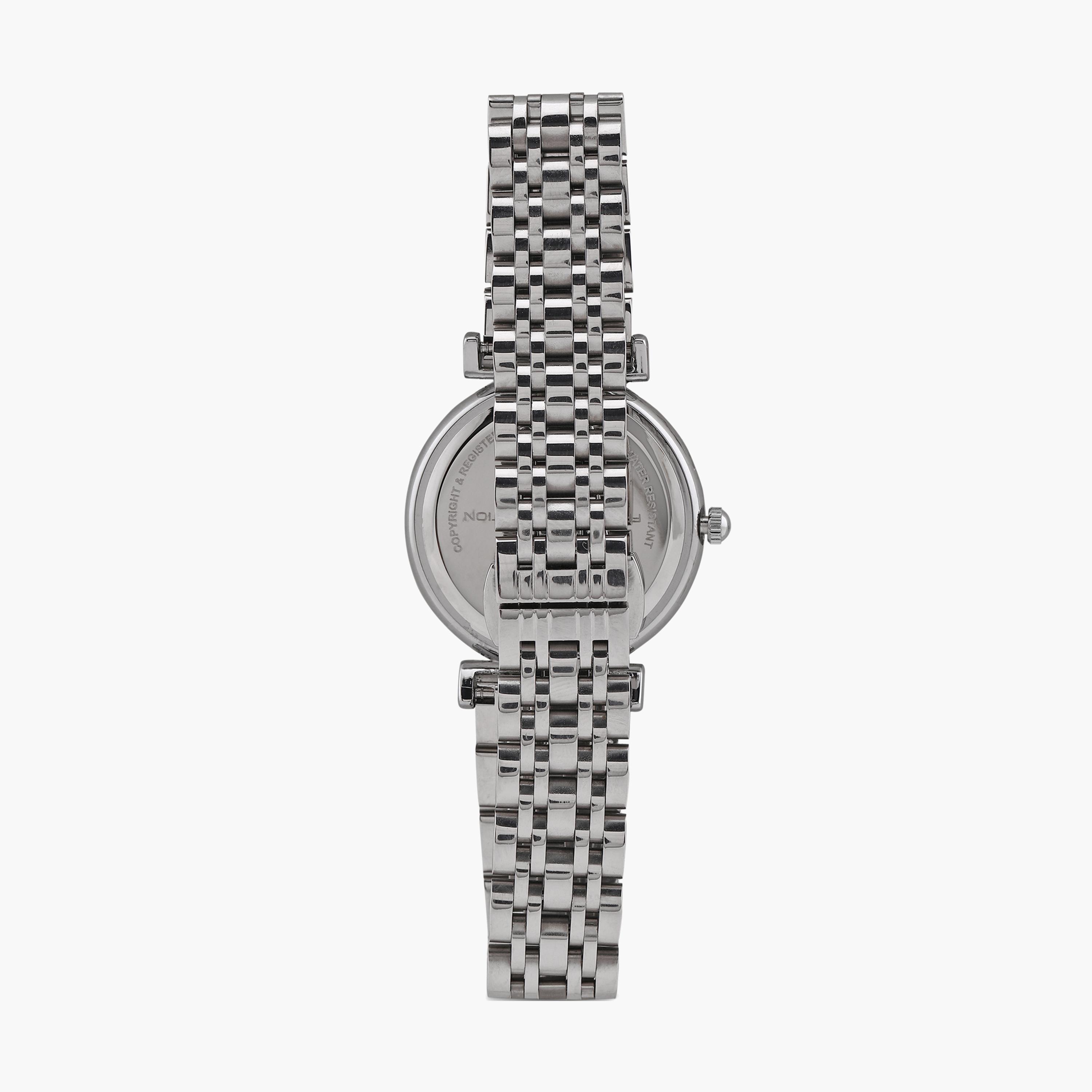 فرينش كونيكشن- ساعة نسائية تناظرية سوار ستانلس ستيل لون فضي  32 مم | FCN00086D-women-watchesandjewellery-watches-image-3