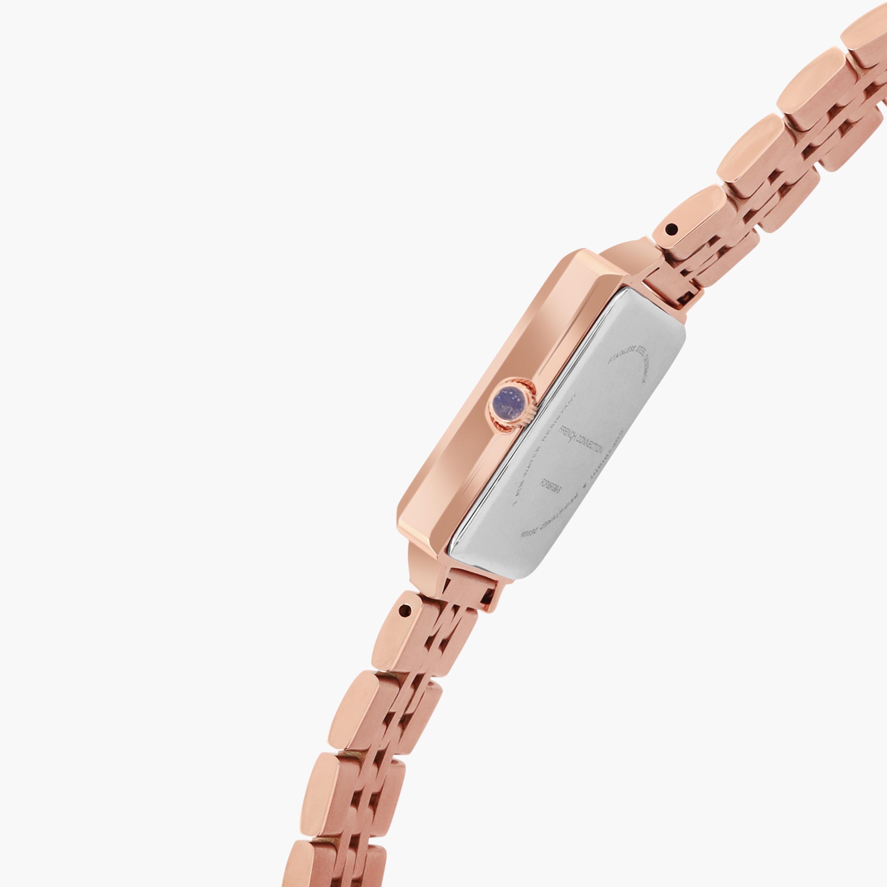 French Connection Women's 28MM Gold Analog Stainless Steel Strap Watch | FCP35RGM-B-women-watchesandjewellery-watches-image-4