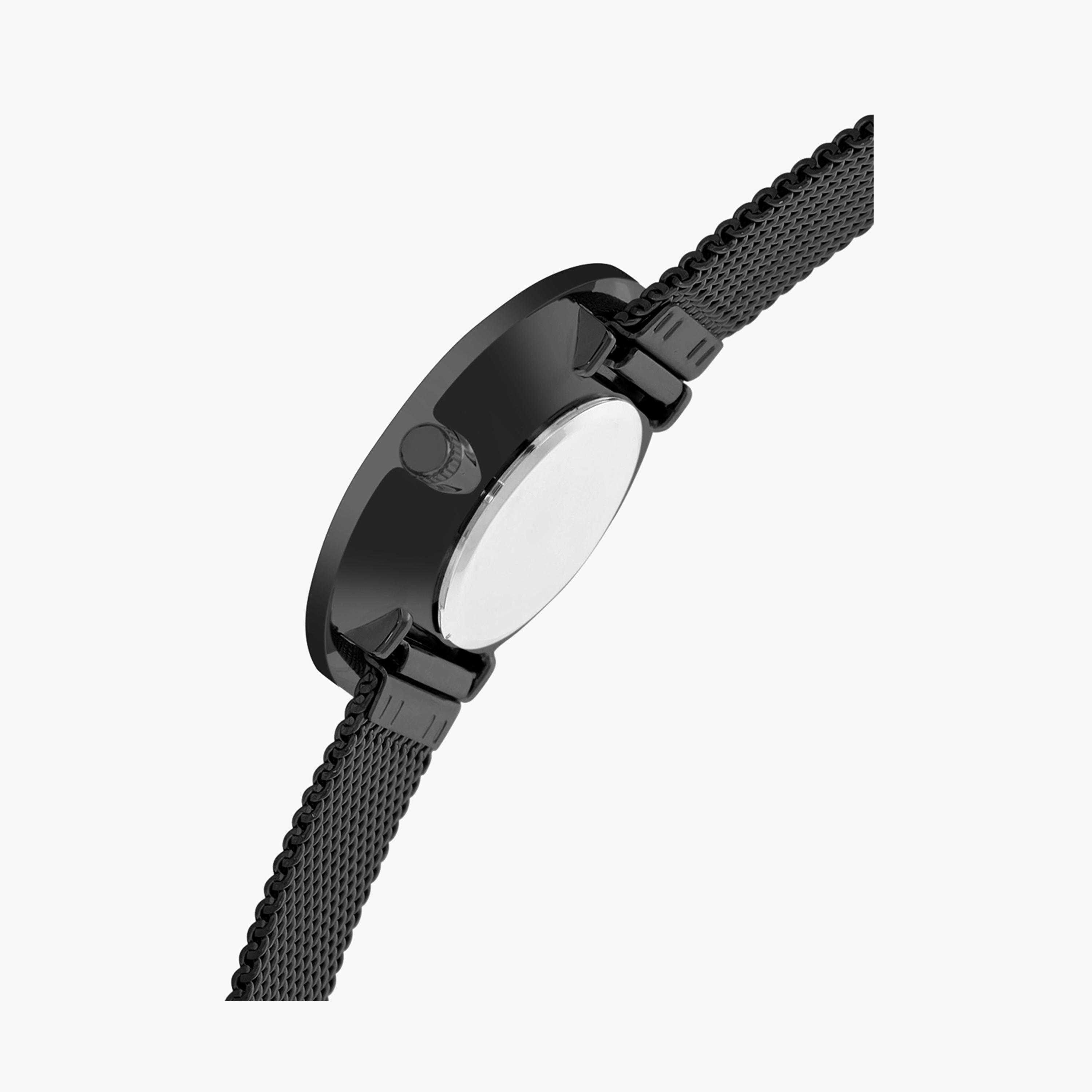 فرينش كونيكشن- ساعة نسائية تناظرية سوار ستانلس ستيل لون أسود  35 مم | FCN00024A-women-watchesandjewellery-watches-image-4