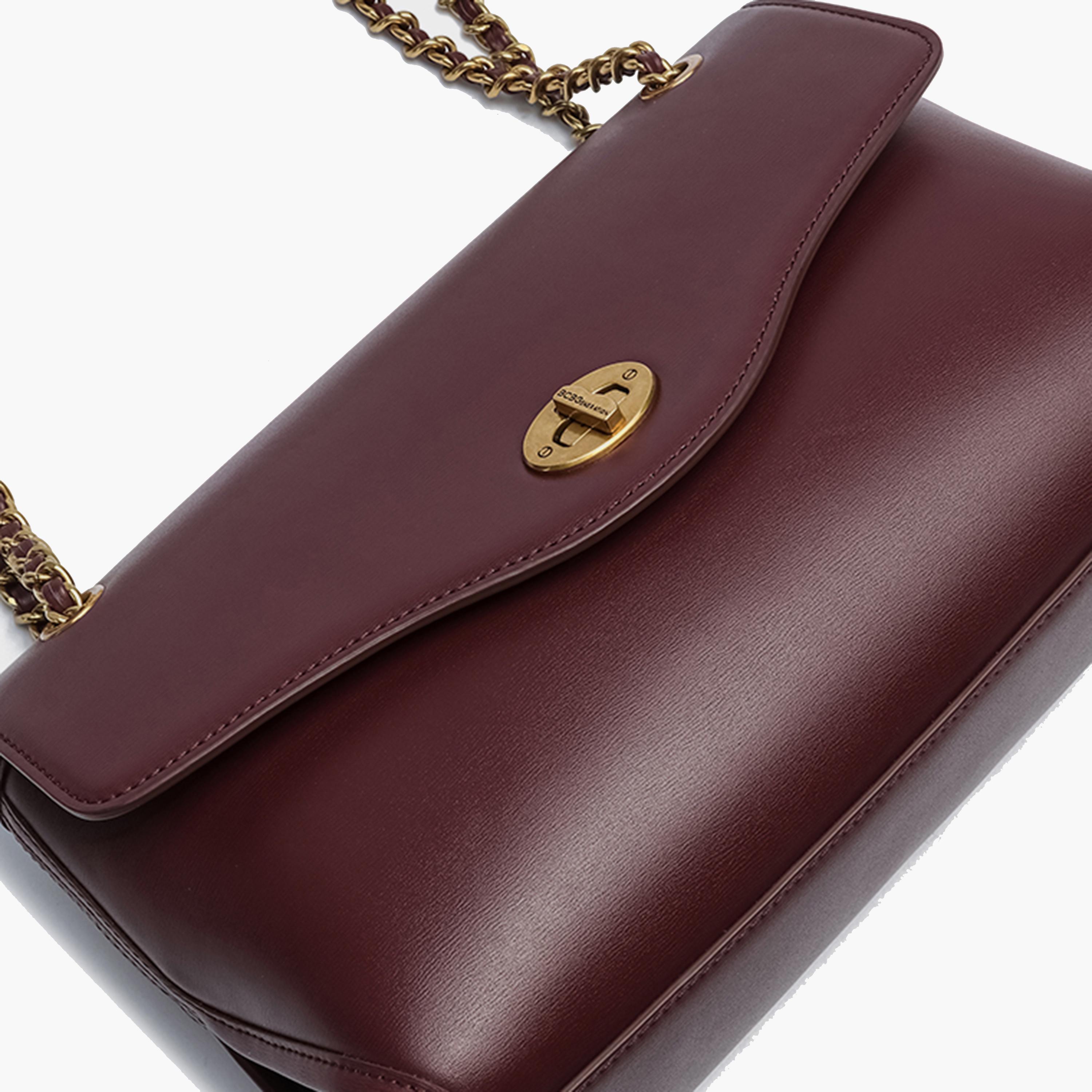 بي سي بي جي- شنطة كتف بقفل لولبي وحزام سلسلة-women-bagsandwallets-handbags-image-8