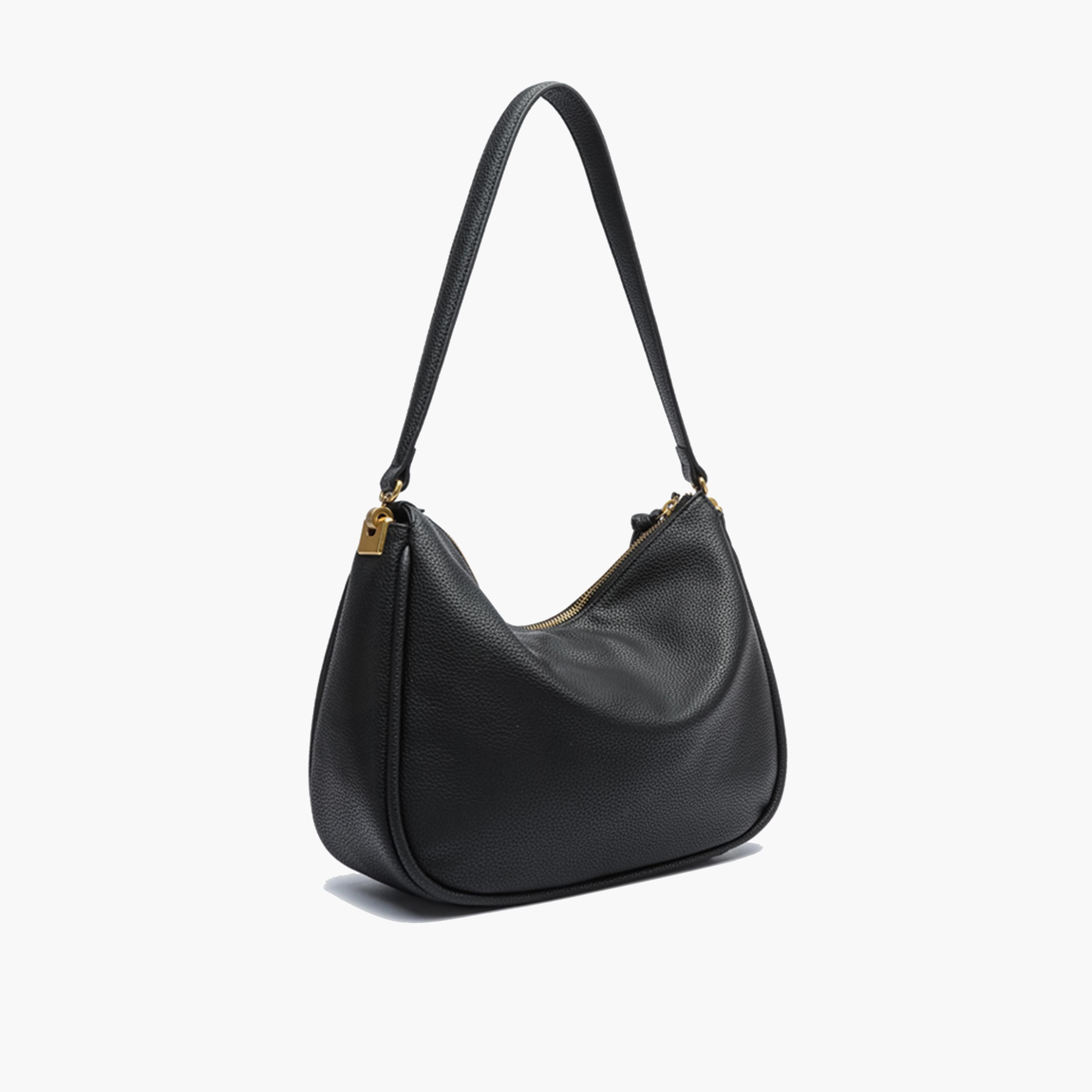 BCBG Textured Shoulder Bag with Zipper and Detachable Strap | 32 x 23.5 x 10.5 cm-women-bagsandwallets-handbags-image-2